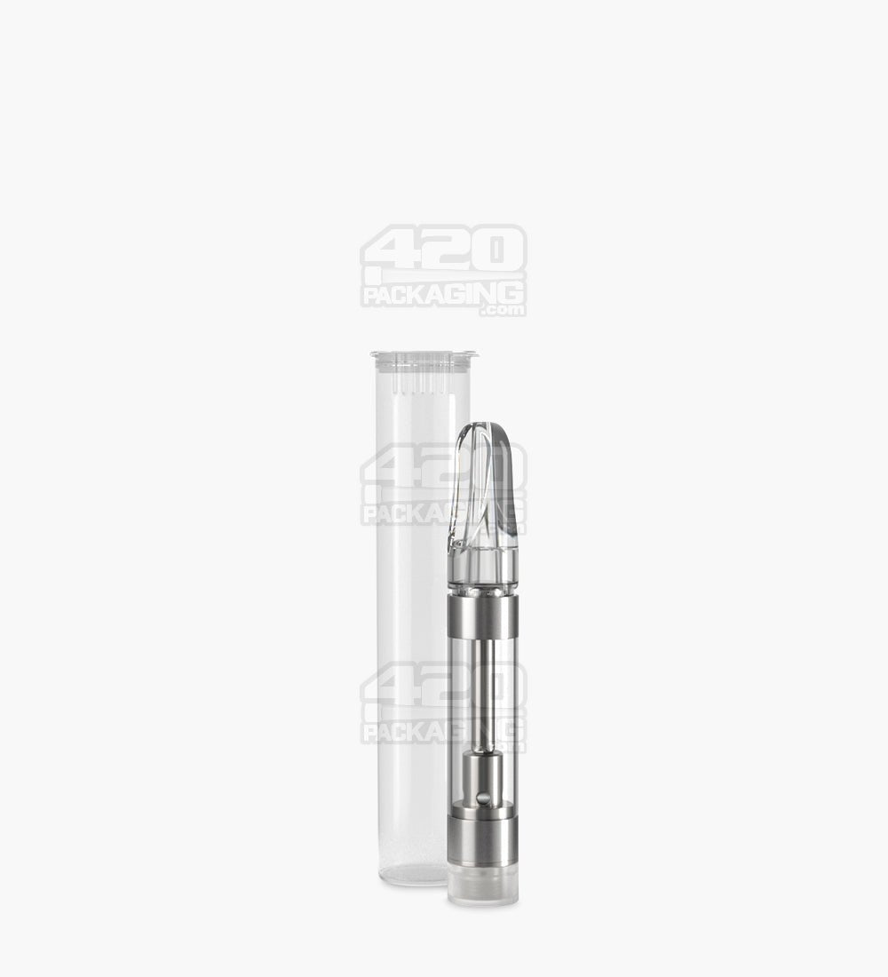 80mm Pop Top Clear Plastic Vape Cartridge Tube 1000/Box - 2