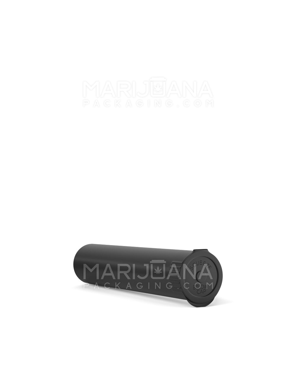 Child Resistant & Sustainable | 100% Biodegradable Pop Top Plastic Pre-Roll Tubes | 95mm - Black - 1000 Count - 5