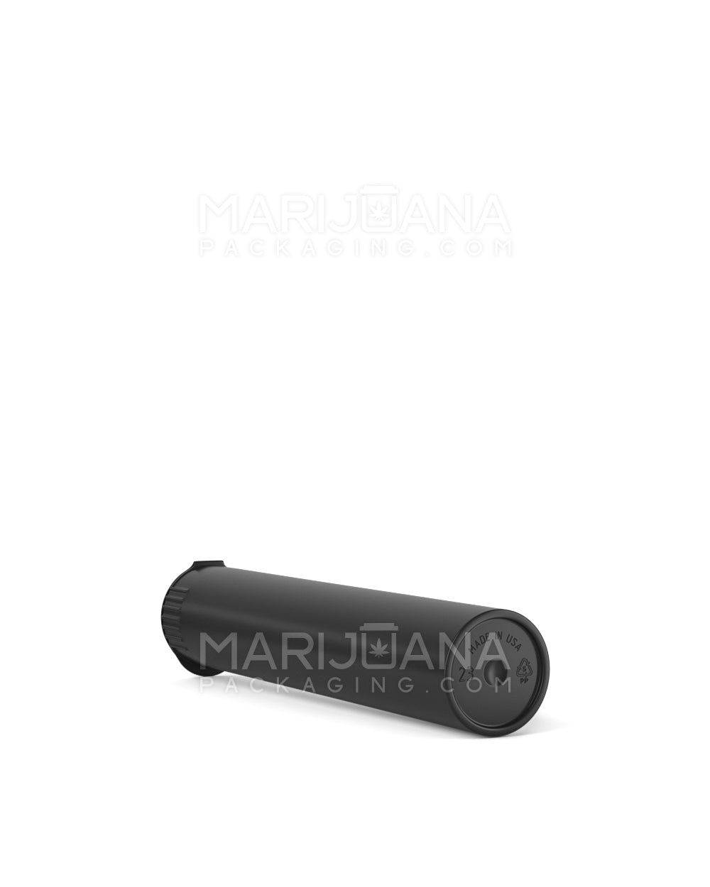 Child Resistant & Sustainable | 100% Biodegradable Pop Top Plastic Pre-Roll Tubes | 95mm - Black - 1000 Count - 6