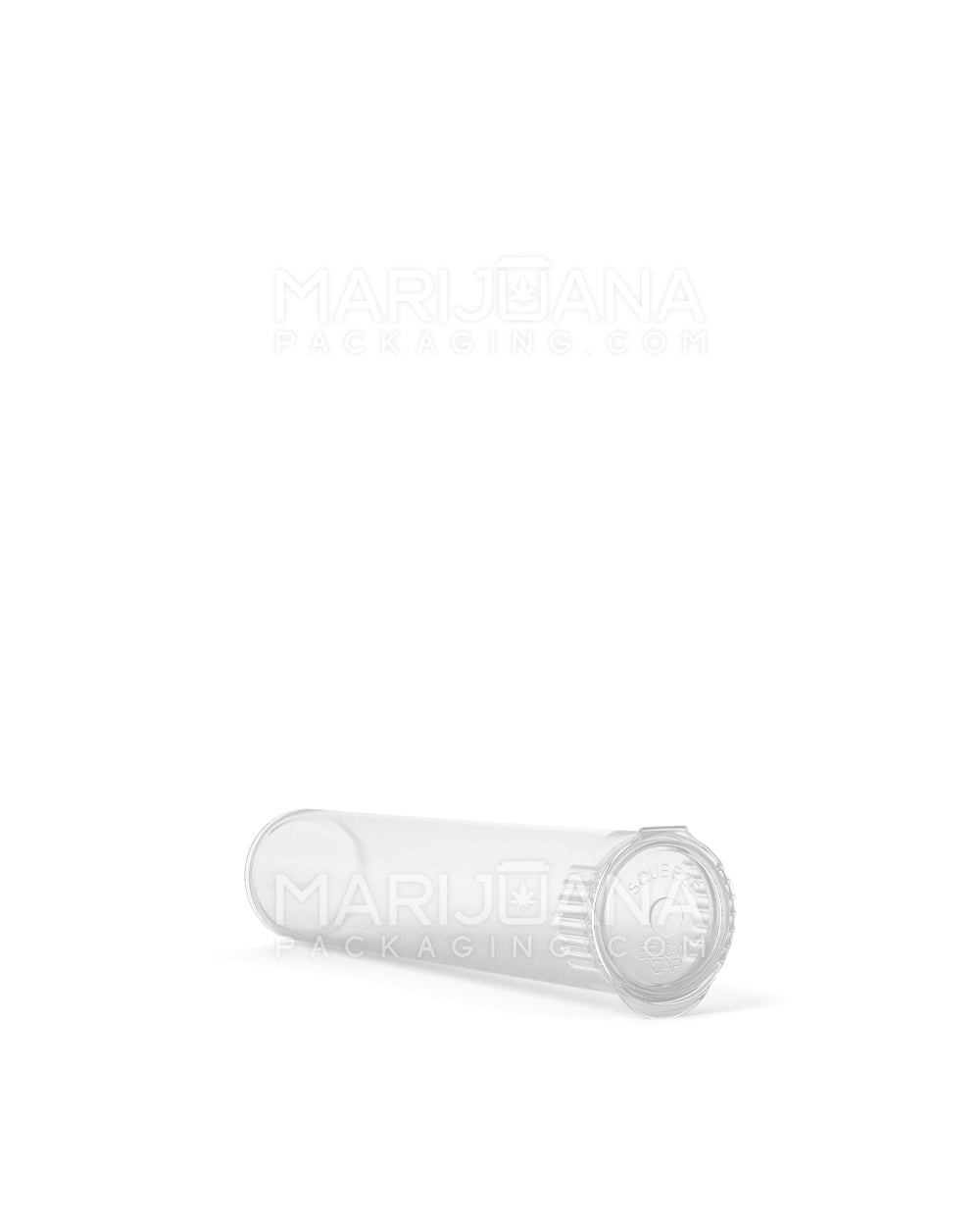 Child Resistant & Sustainable | 100% Biodegradable Pop Top Plastic Pre-Roll Tubes | 95mm - Clear - 1000 Count - 6