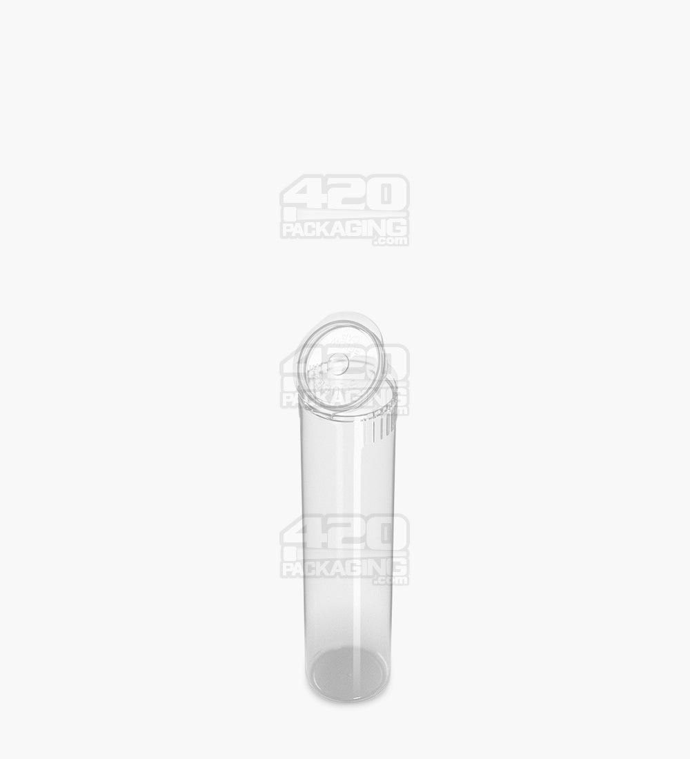 78mm Child Resistant Pop Top Clear Plastic Pre-Roll Tubes 1200/Box - 4