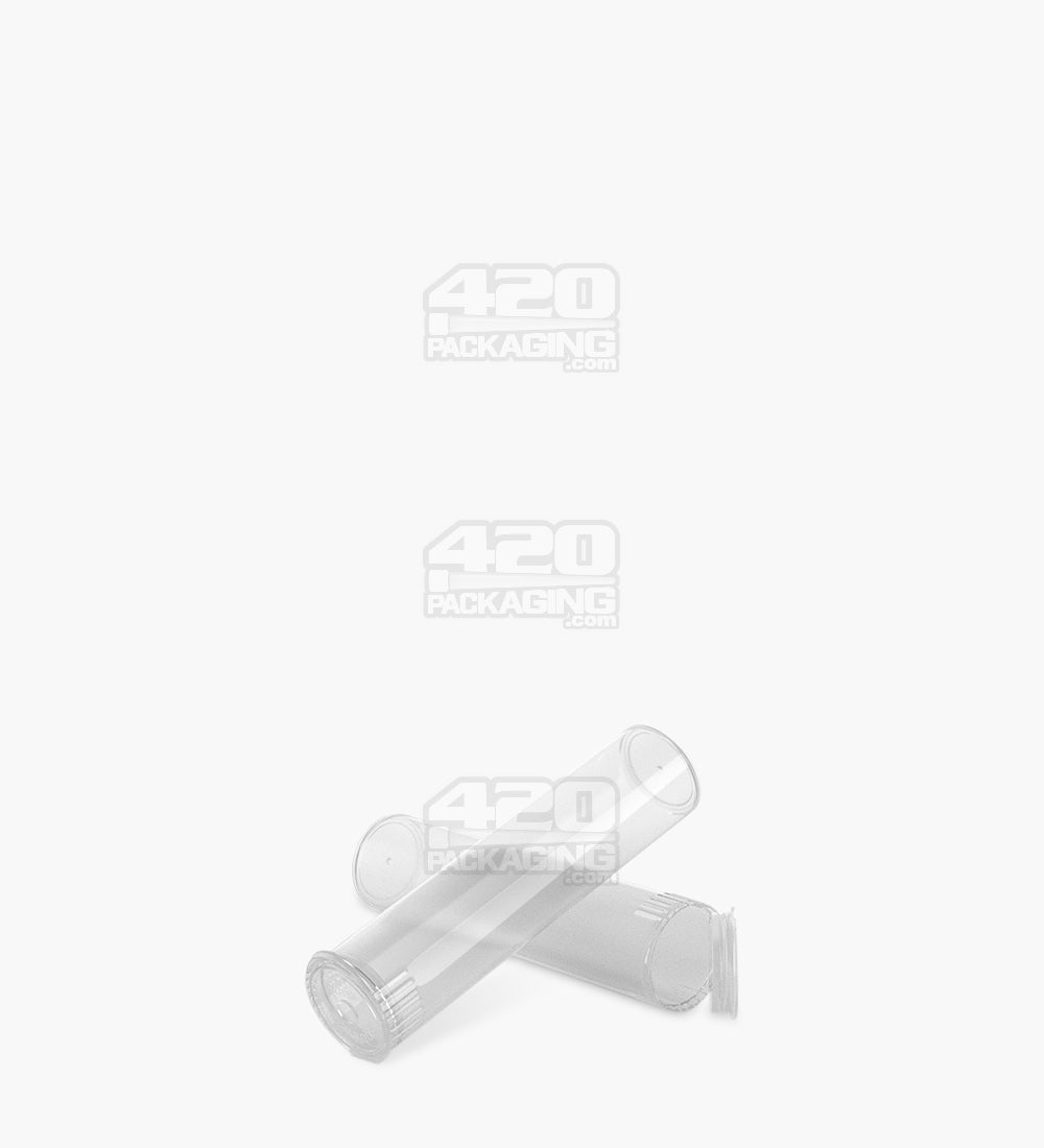 78mm Child Resistant Pop Top Clear Plastic Pre-Roll Tubes 1200/Box - 9