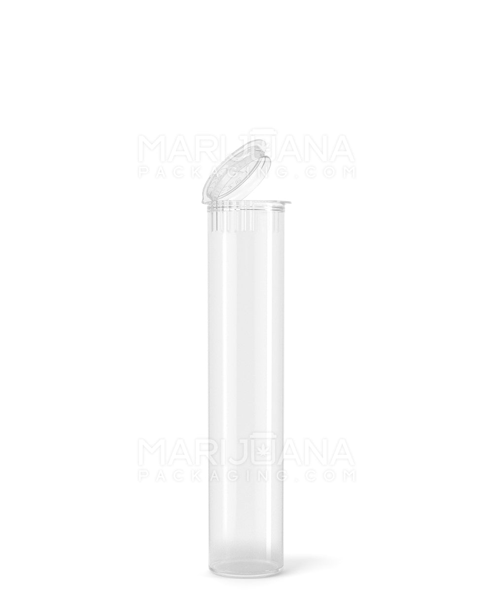 Child Resistant | Pop Top Plastic Pre-Roll Tubes | 90mm - Clear - 1000 Count - 1