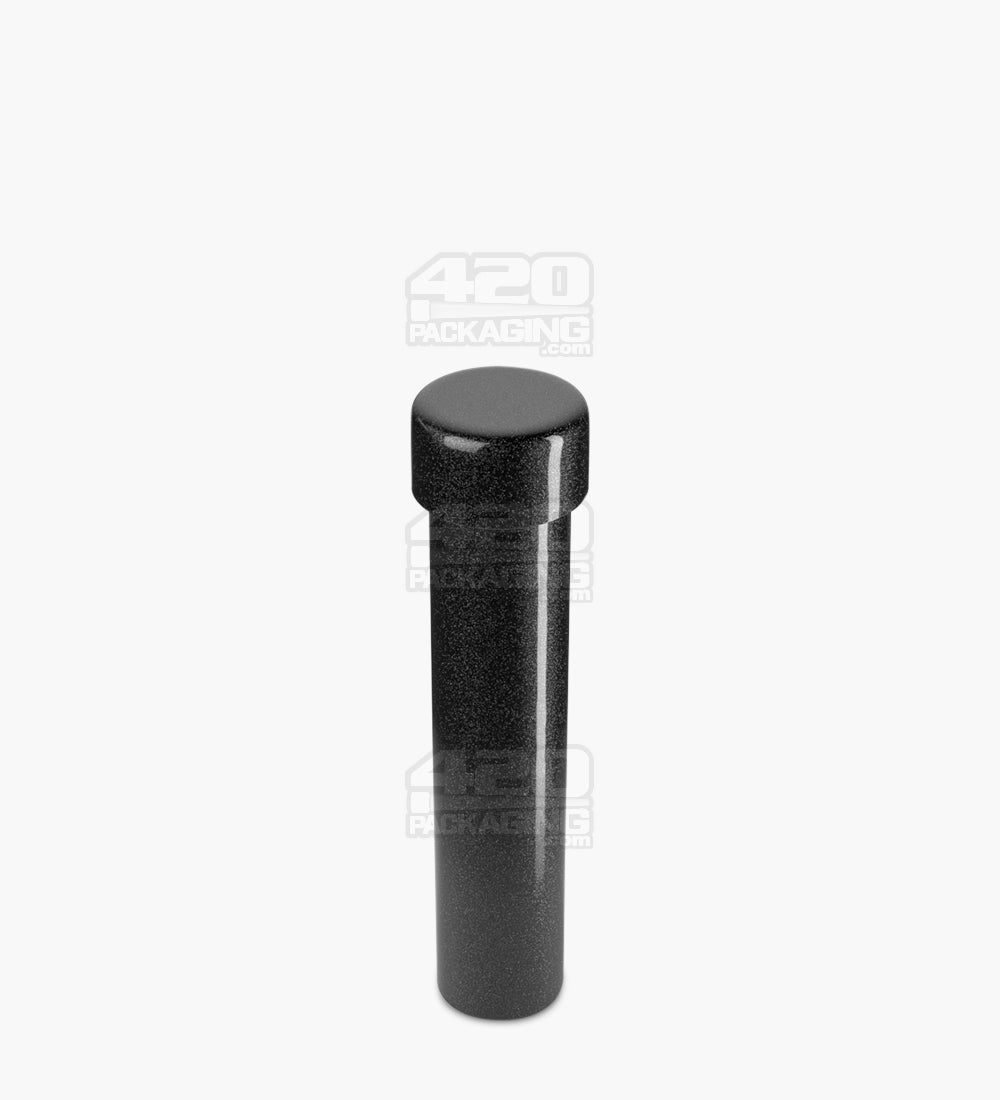 95mm Black Opaque Child Resistant Pop Top Metal Pre-Roll Tubes