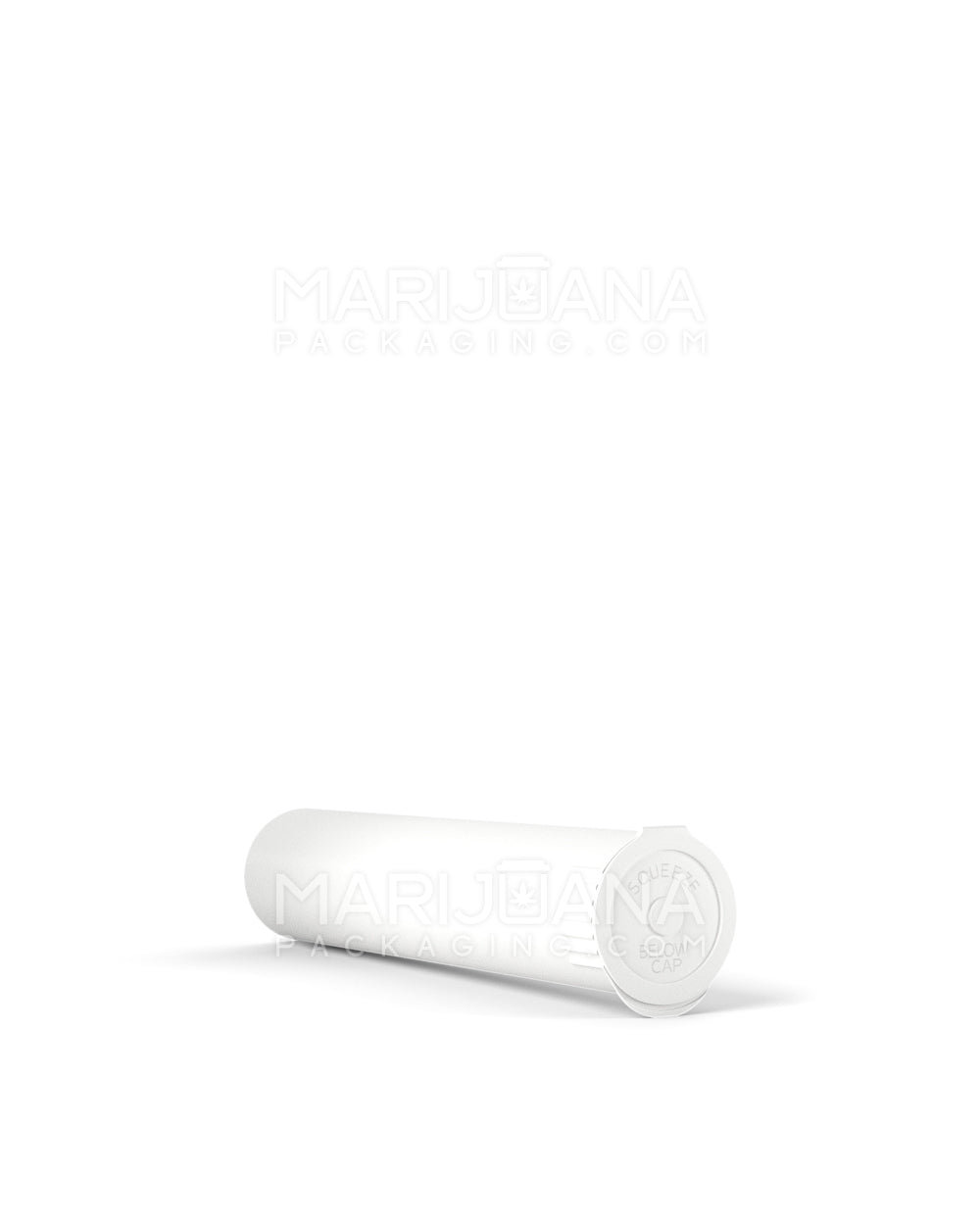 Child Resistant & Sustainable | 100% Biodegradable Pop Top Plastic Pre-Roll Tubes | 95mm - White - 1000 Count - 5