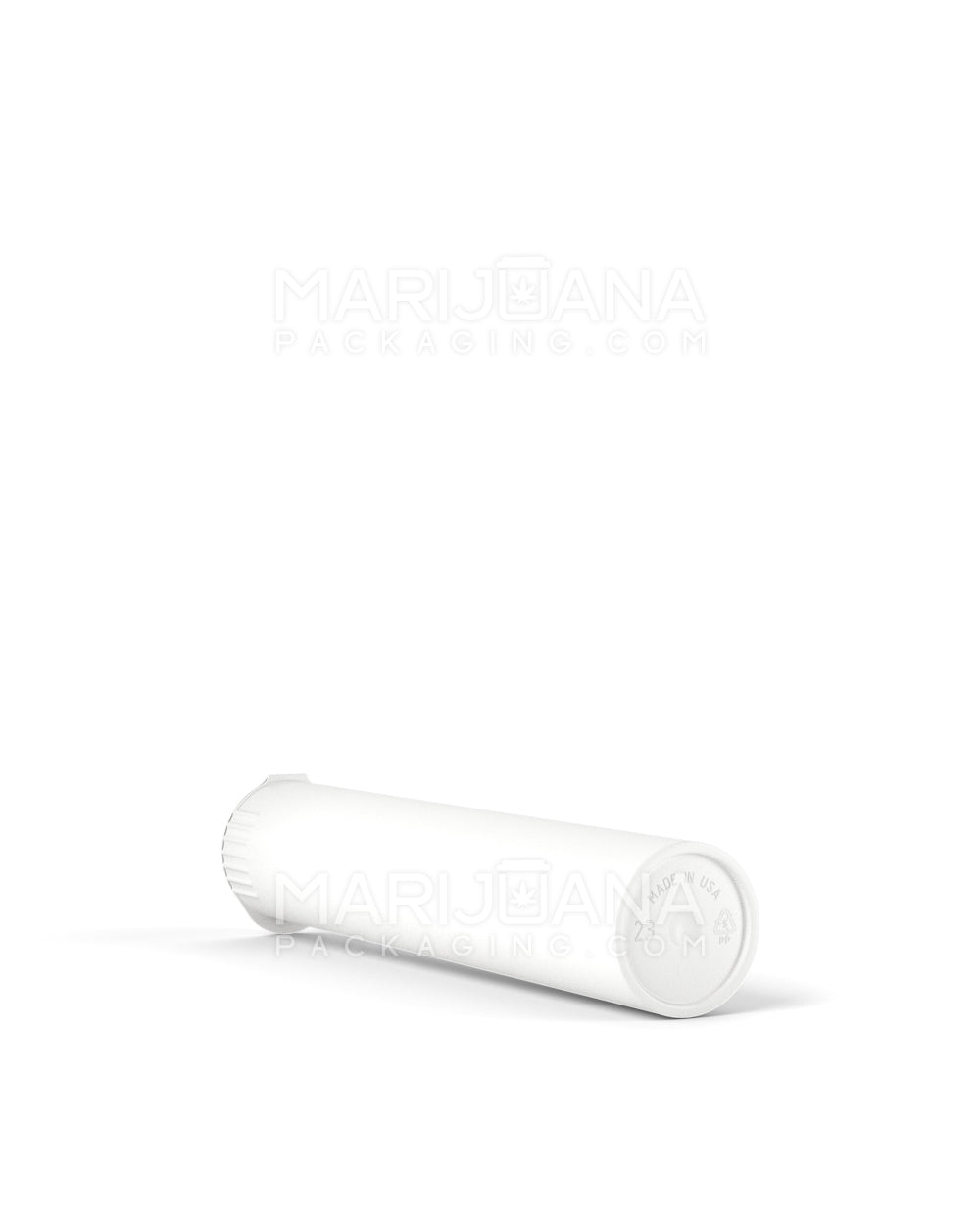 Child Resistant & Sustainable | 100% Biodegradable Pop Top Plastic Pre-Roll Tubes | 95mm - White - 1000 Count - 6