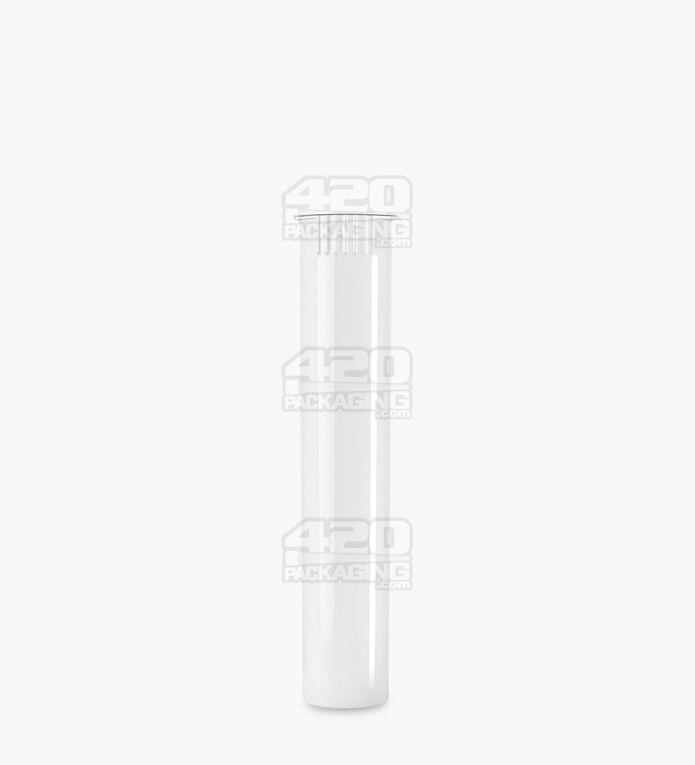 95mm White Opaque Child Resistant Pop Top Plastic Pre-Roll Tubes 1000/Box
