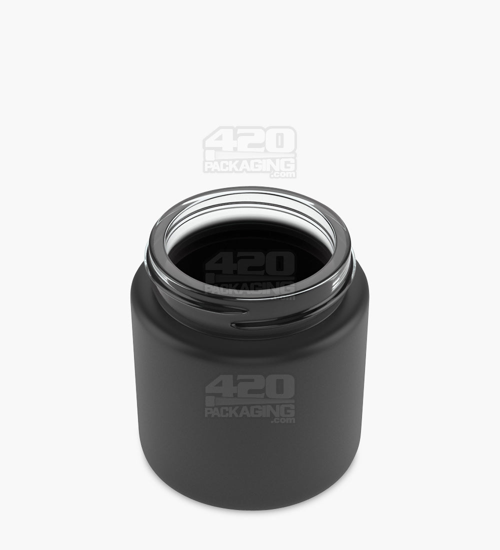 Straight Sided Matte Black Glass Jars | 53mm - 3.75oz - 32 Count