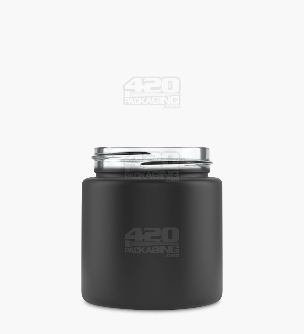 Straight Sided Matte Black Glass Jars | 53mm - 3.75oz - 32 Count