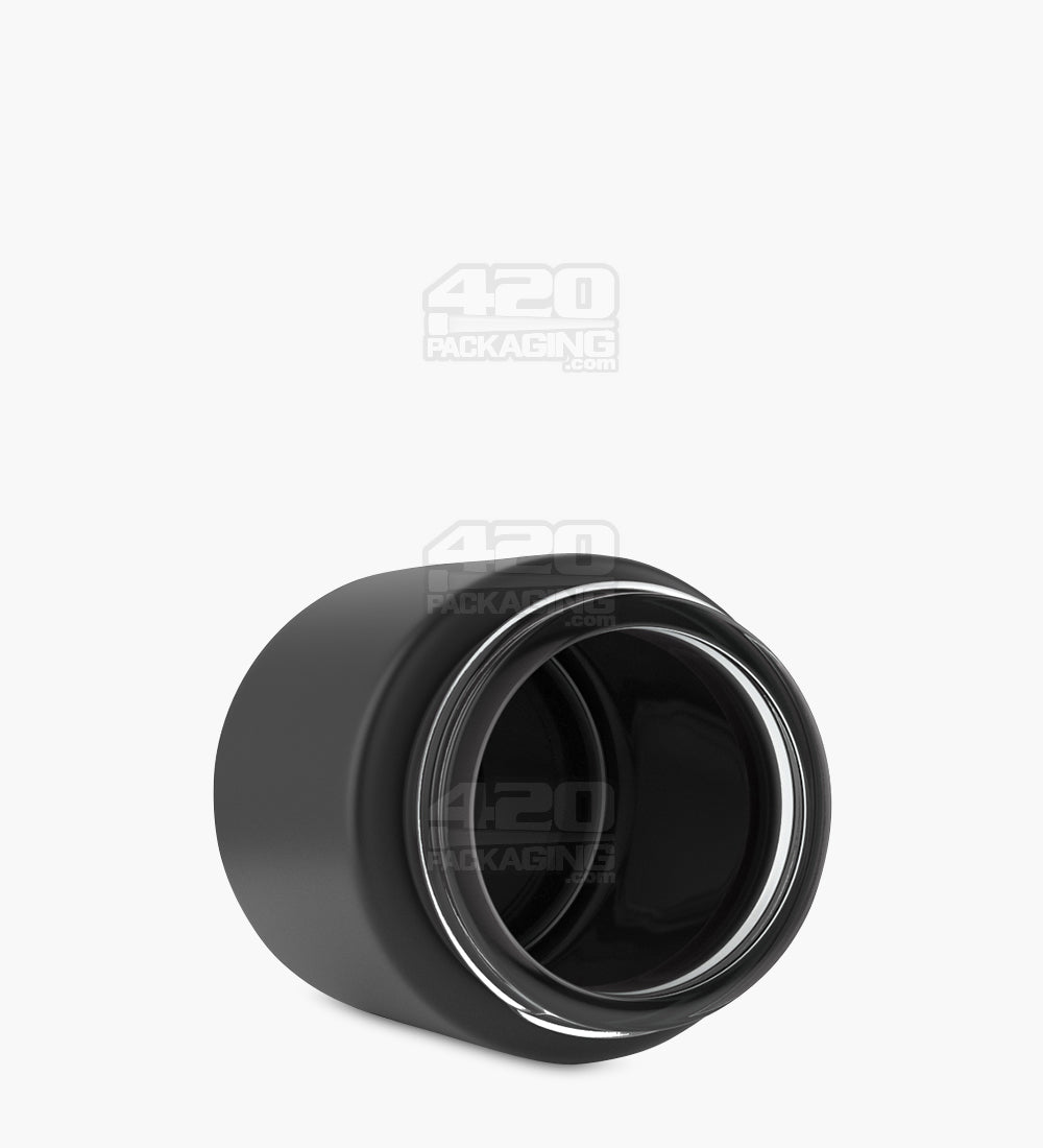 Straight Sided Matte Black Glass Jars | 53mm - 3.75oz - 32 Count