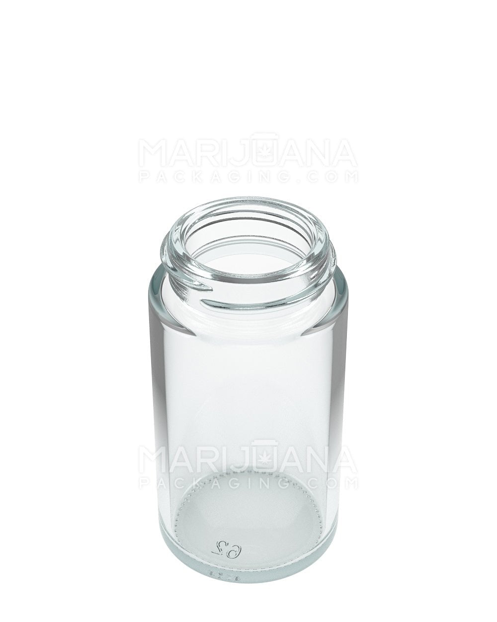 Wide Mouth Straight Sided Clear Glass Jars for Pre-Rolls | 38mm - 2oz - 180 Count - 2