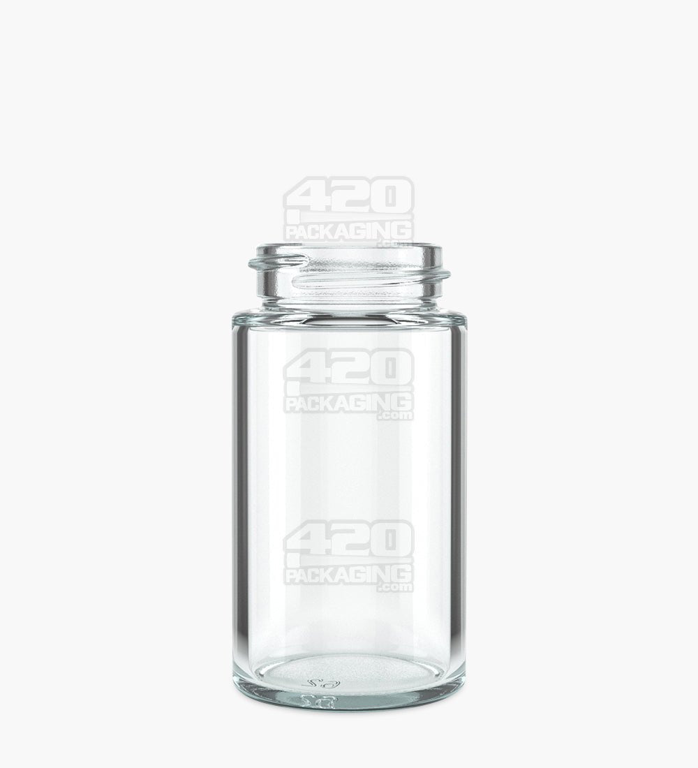 2oz Wide Mouth Straight Sided Clear Glass Jars 180/Box - 1