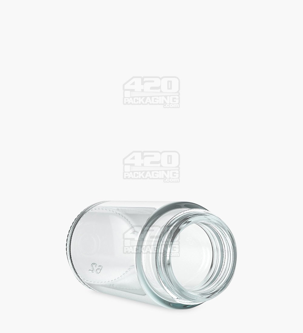 2oz Wide Mouth Straight Sided Clear Glass Jars 180/Box - 3
