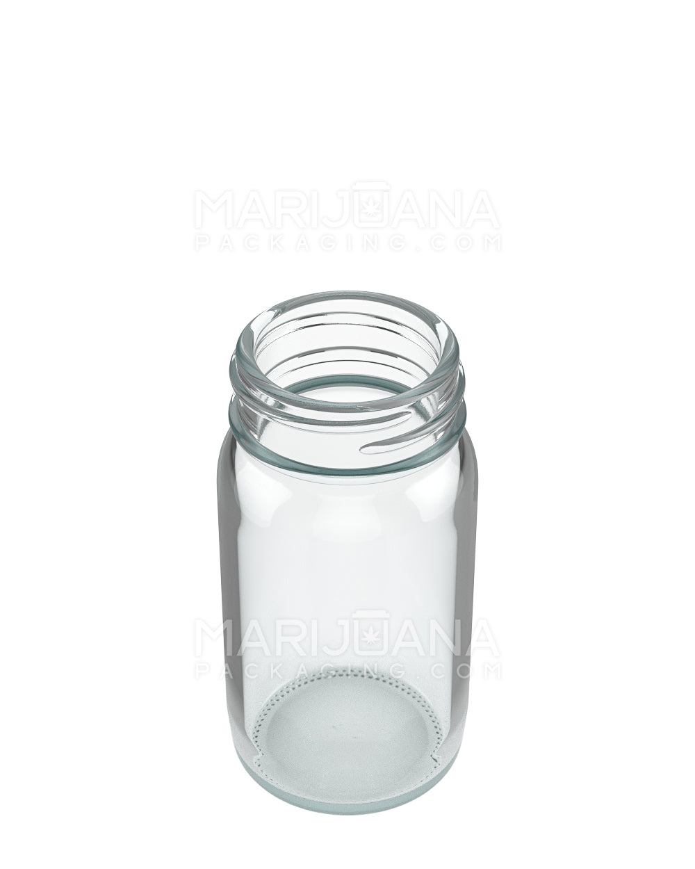 Wide Mouth Straight Sided Clear Glass Jars for Pre-Rolls | 38mm - 2oz - 288 Count - 2