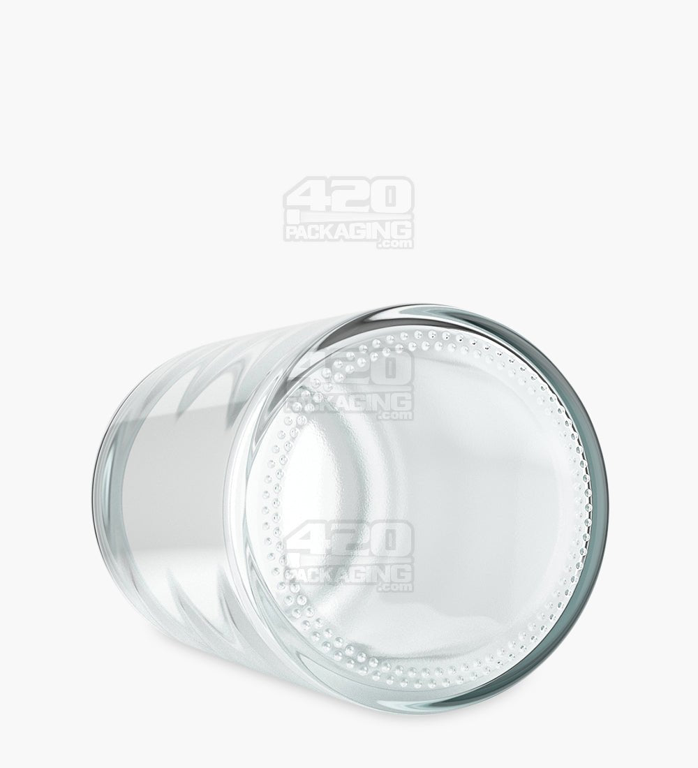 10oz Straight Sided Clear Glass Jars 72/Box - 5