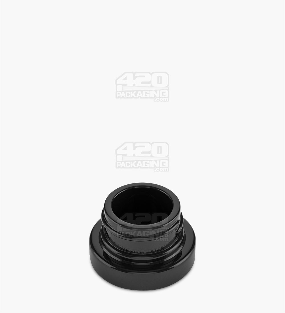 Glossy Black Glass Concentrate Containers | 28mm - 5mL - 504 Count