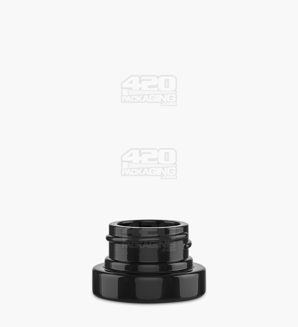 Glossy Black Glass Concentrate Containers | 28mm - 5mL - 504 Count