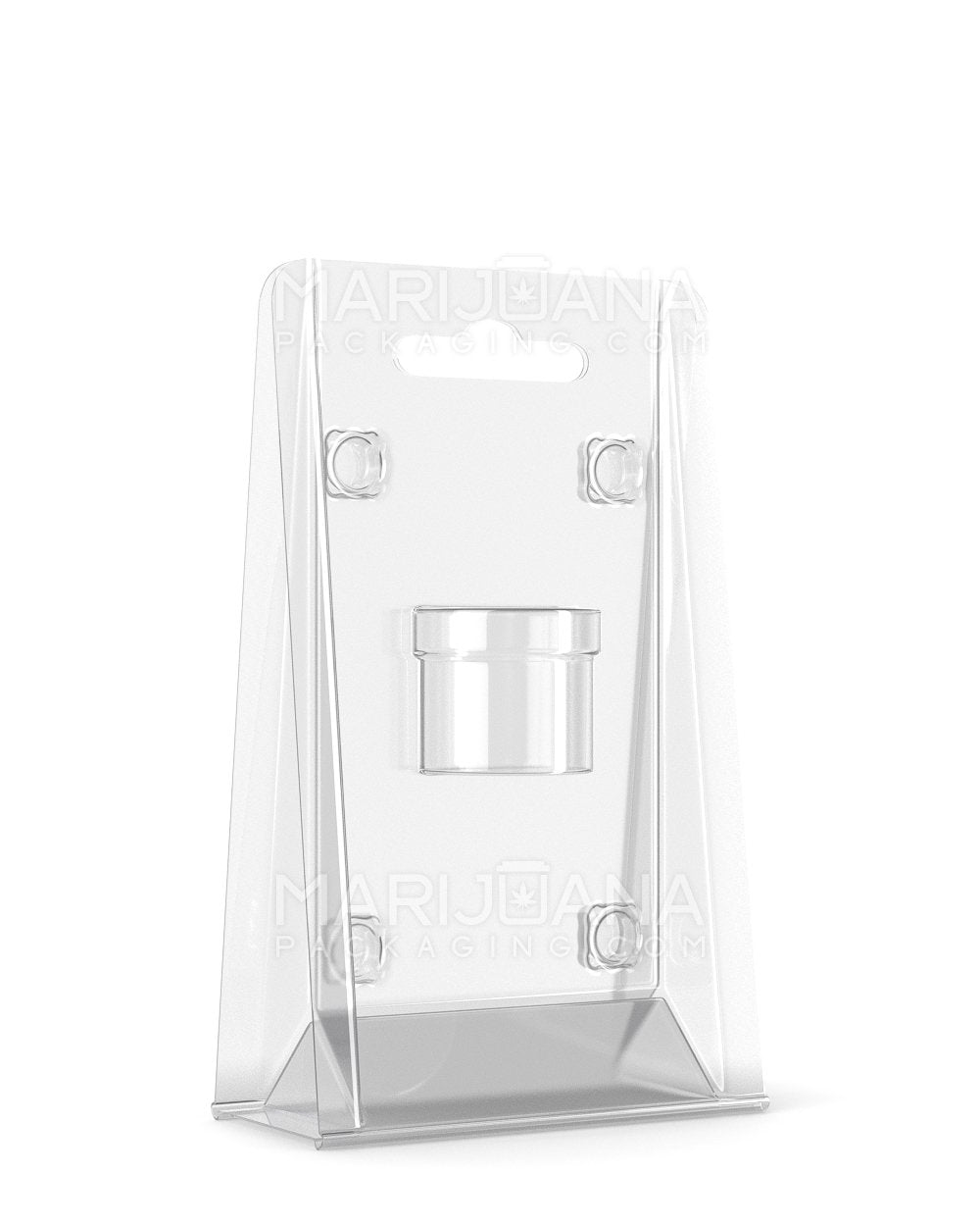 Trifold Blister Packaging for Concentrate Containers | Clear Plastic - No Insert | Sample - 1