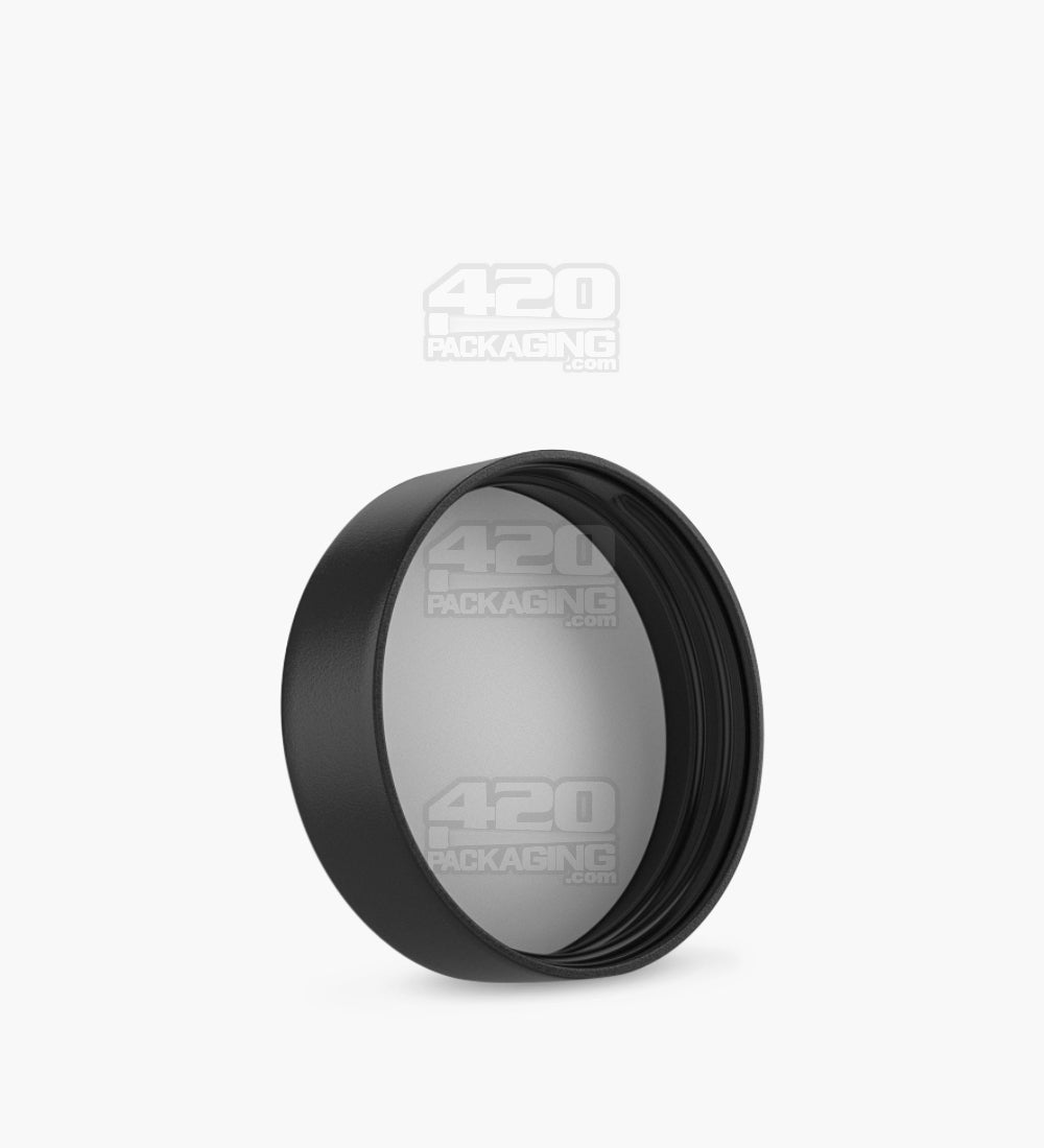 Push and Turn Child Resistant Plastic Caps With Foam Liner - Black