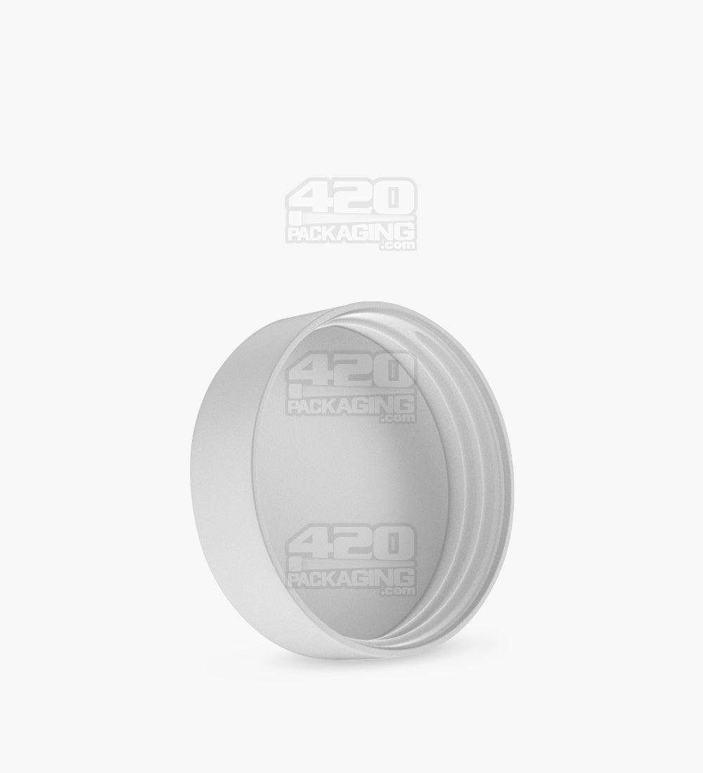 Push and Turn Child Resistant Plastic Caps With Foam Liner - White