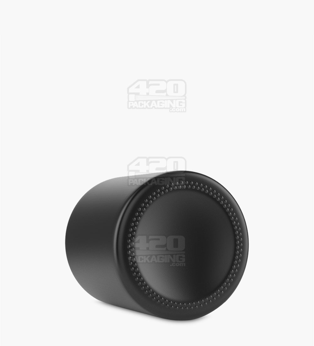 Straight Sided Matte Black Glass Jars | 50mm - 4oz - 100 Count