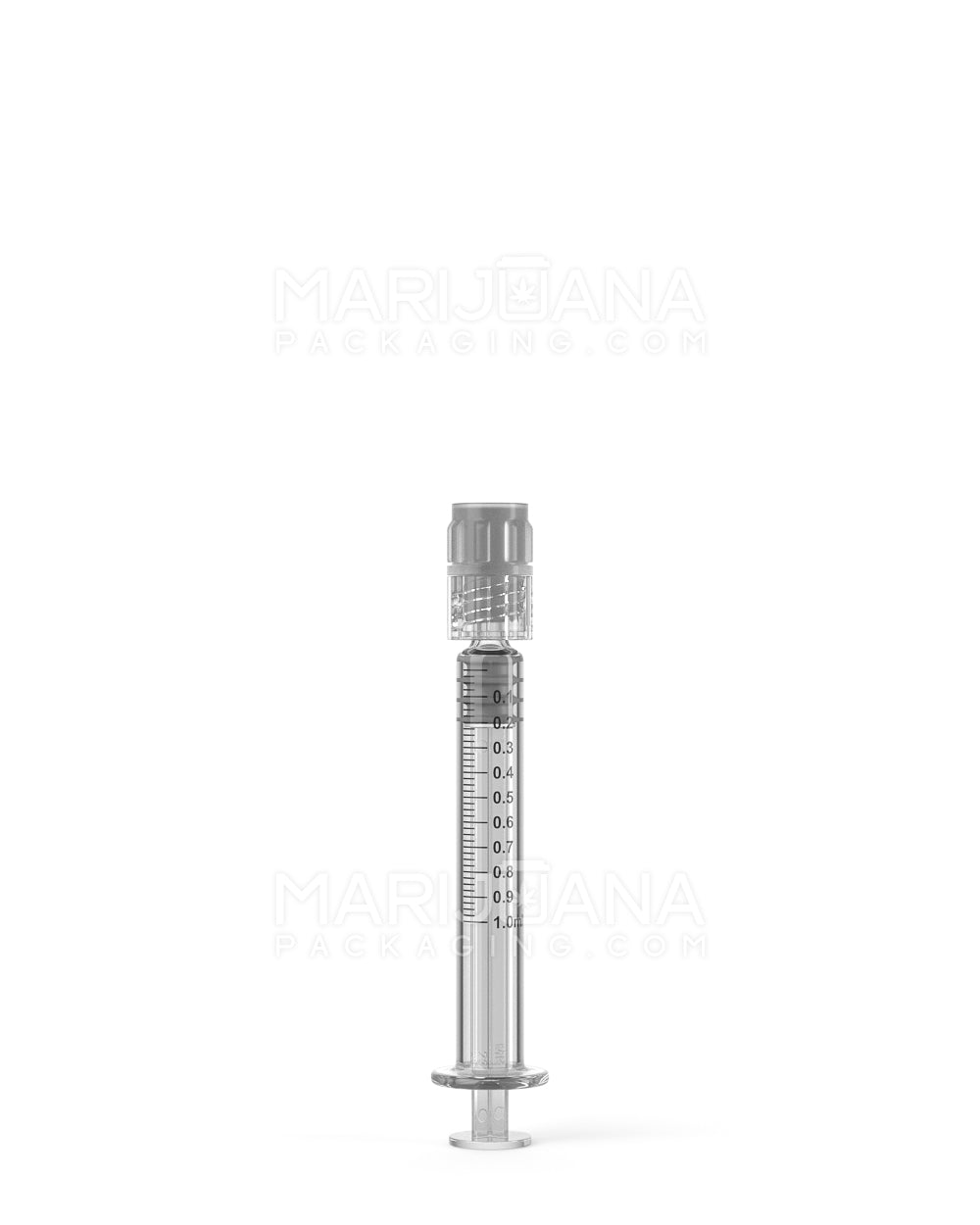 Luer Lock | Long Glass Dab Applicator Syringes | 1mL - 0.1mL Increments - 100 Count - 8