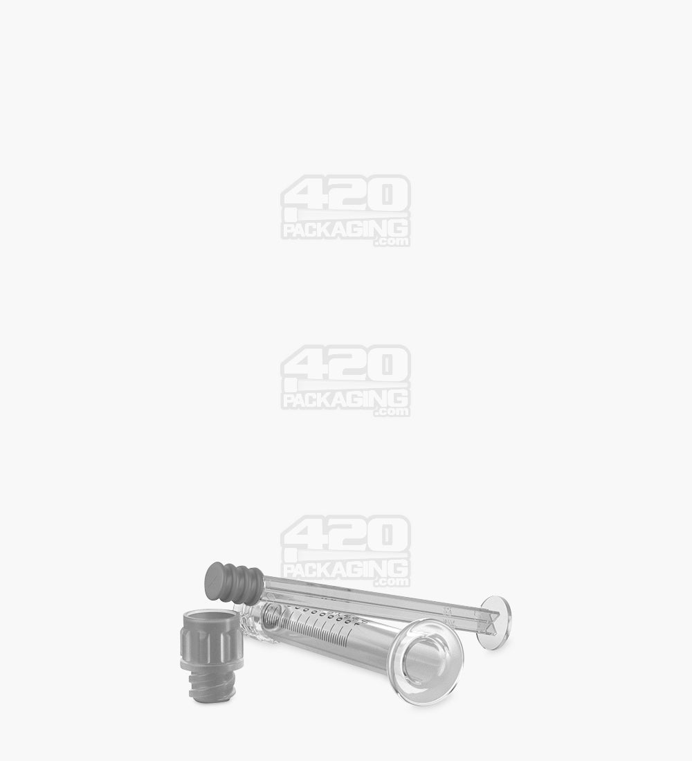 Luer Lock 1ml Long Glass Dab Applicator Syringes 100/Box - 5