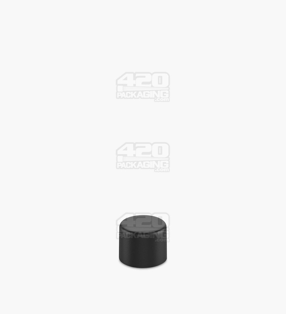 120mm Glass Tube With Child Resistant Black Cap 500/Box - 9