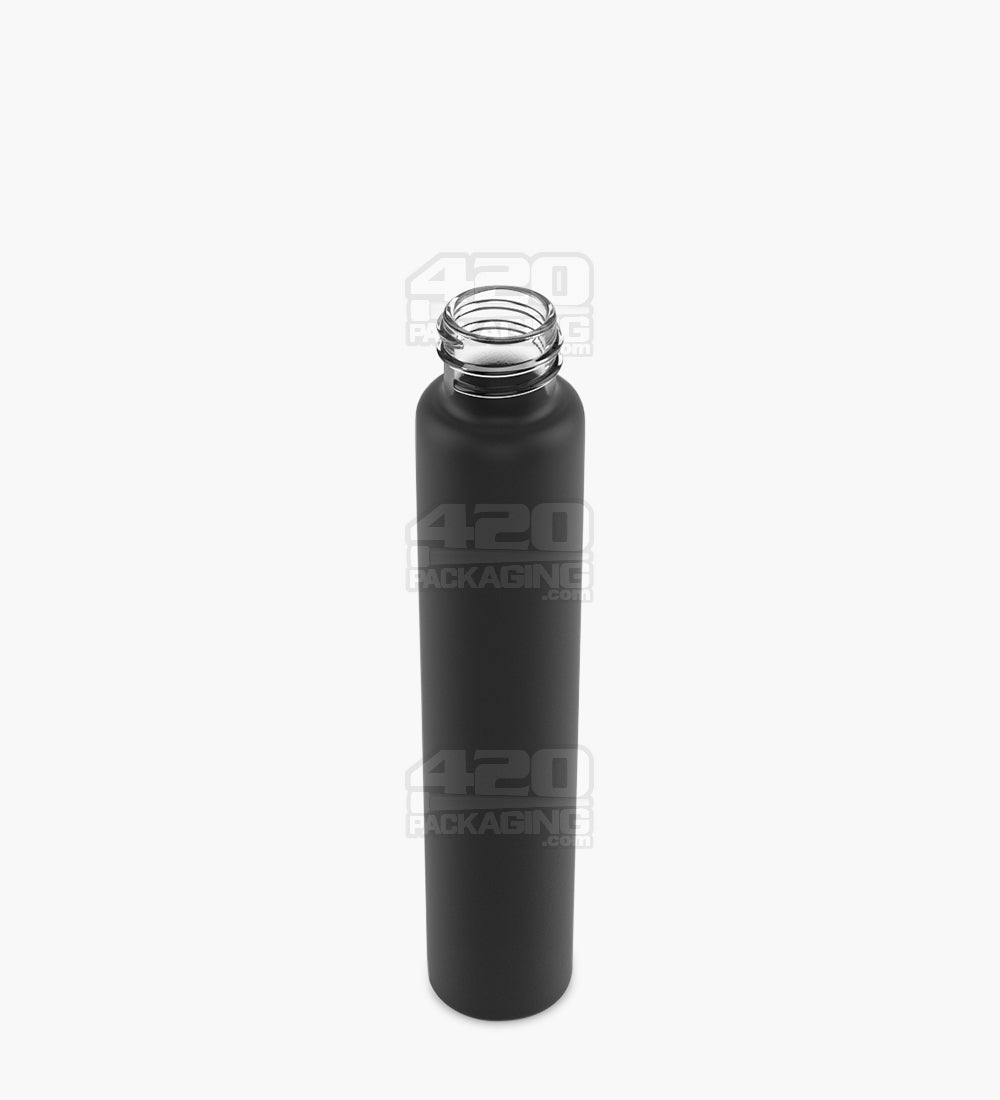 Matte Black Glass Pre-Roll Tubes | 18mm - 115mm - 400 Count