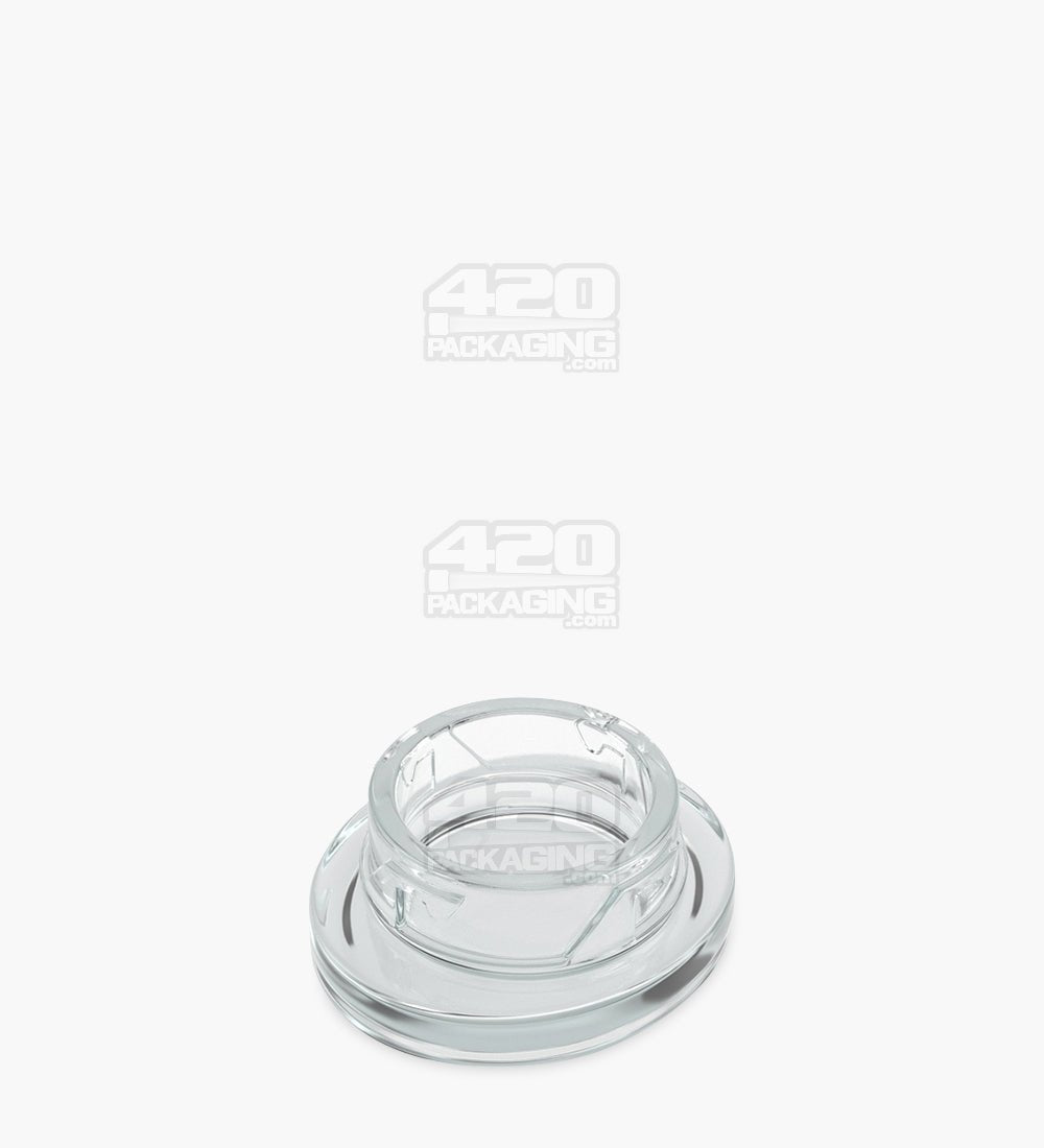 45mm Clear 7ml Glass Concentrate Jar With Black Cap 240/Box - 5