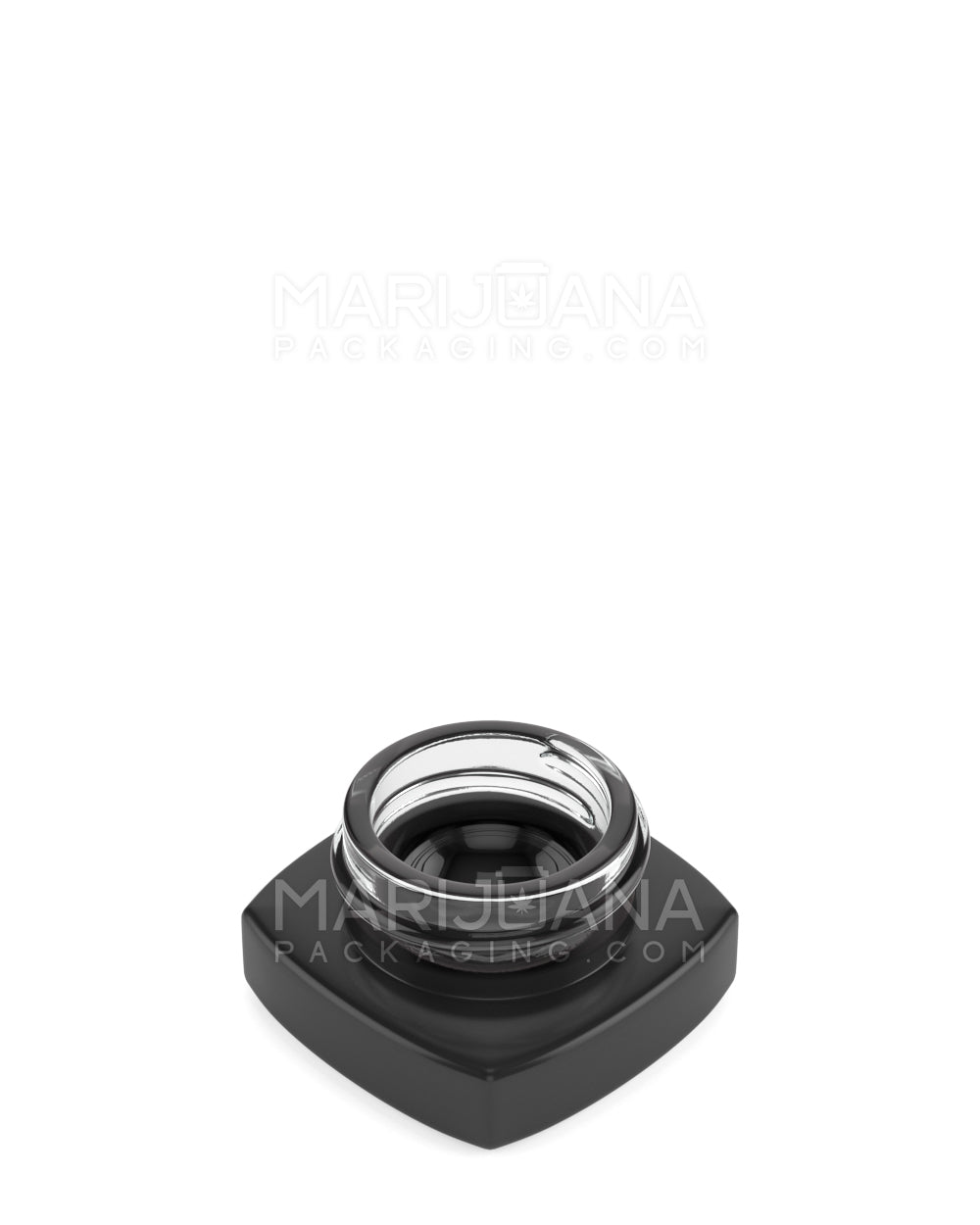 Matte Black Glass Pillow Concentrate Jar | 32mm - 5mL - 250 Count