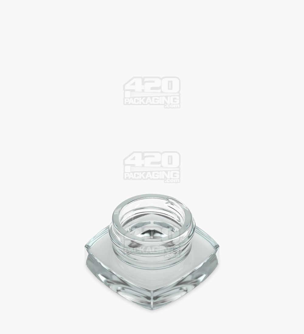 38mm Clear 5ml Glass Pillow Concentrate Jar 250/Box - 2