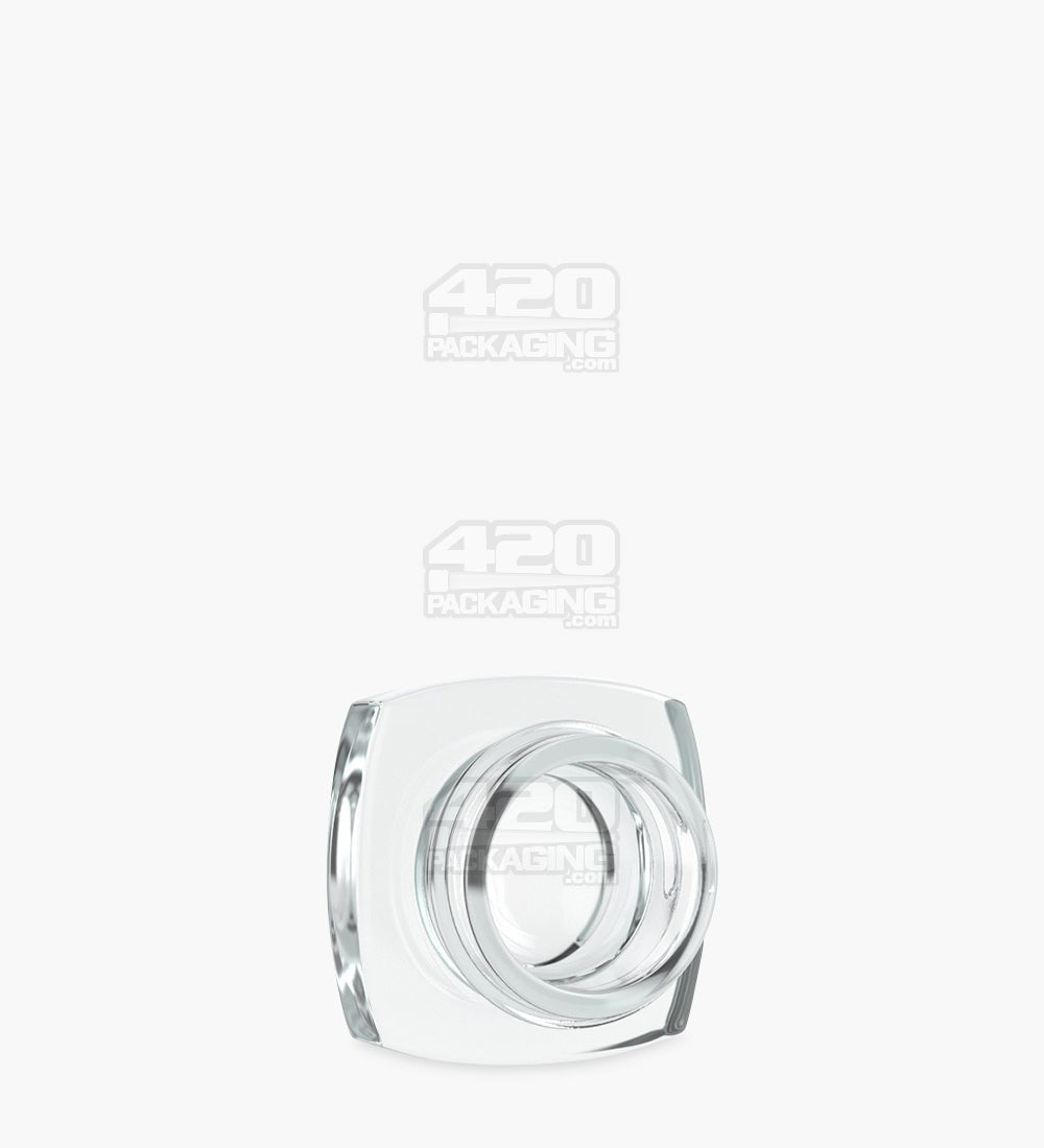 38mm Clear 5ml Glass Pillow Concentrate Jar 250/Box - 3
