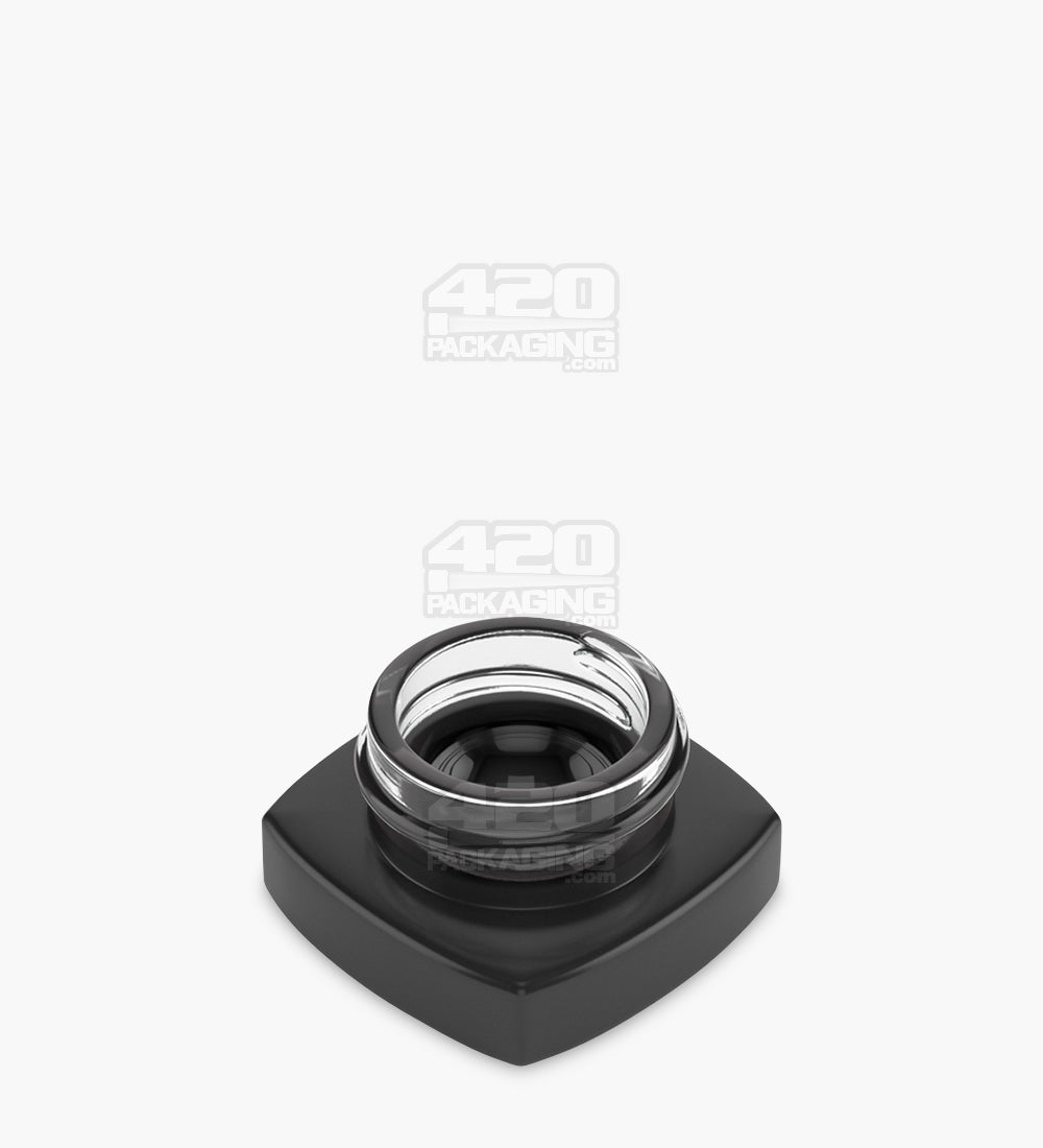Matte Black Glass Pillow Concentrate Jar | 38mm - 9mL - 240 Count