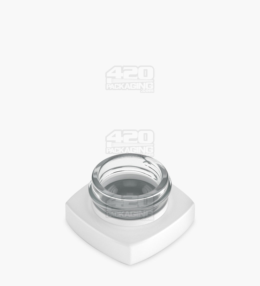 Matte White Glass Pillow Concentrate Jar | 38mm - 9mL - 240 Count