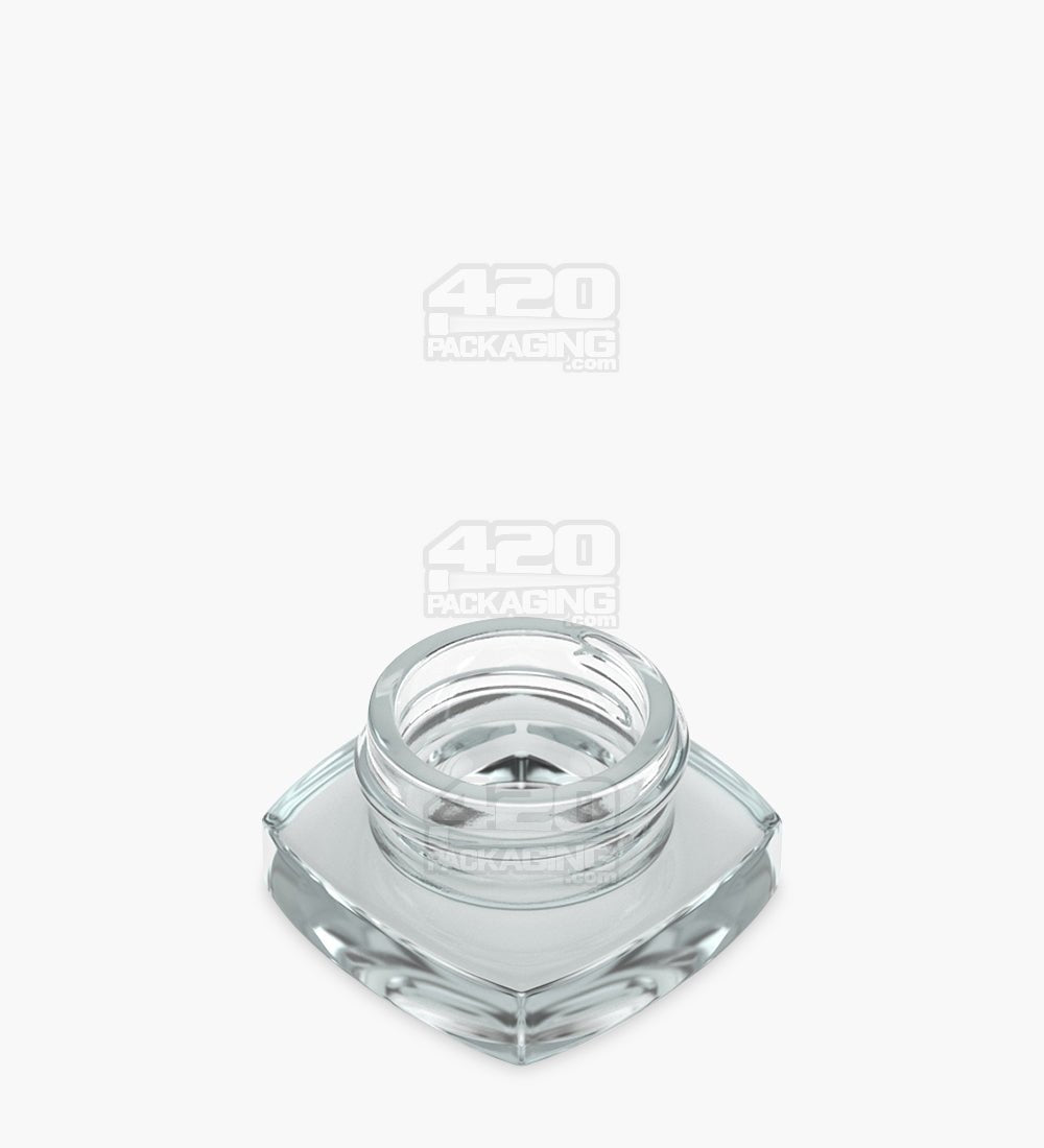 38mm Clear 9ml Glass Pillow Concentrate Jar 240/Box - 2