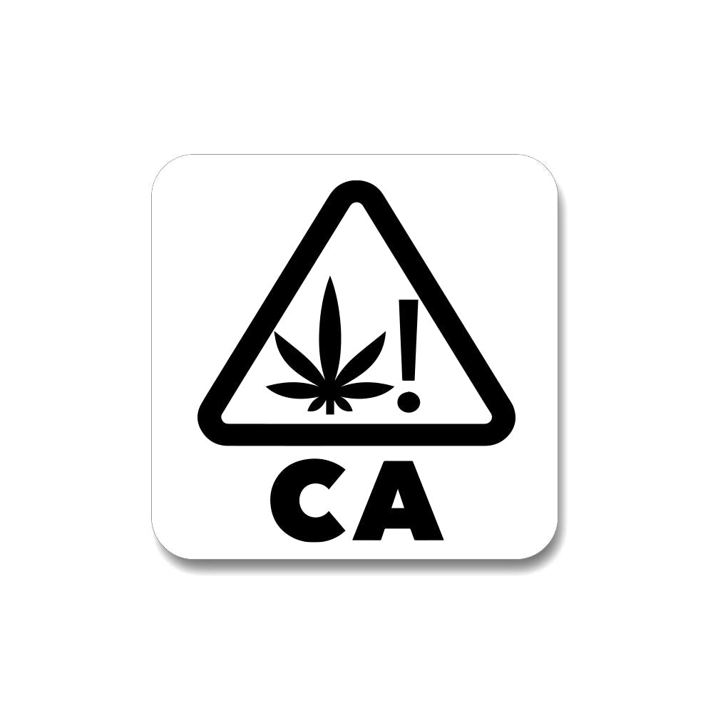 California Universal Product Symbol Clear Labels | .75in x .75in - Square - 1000 Count - 1