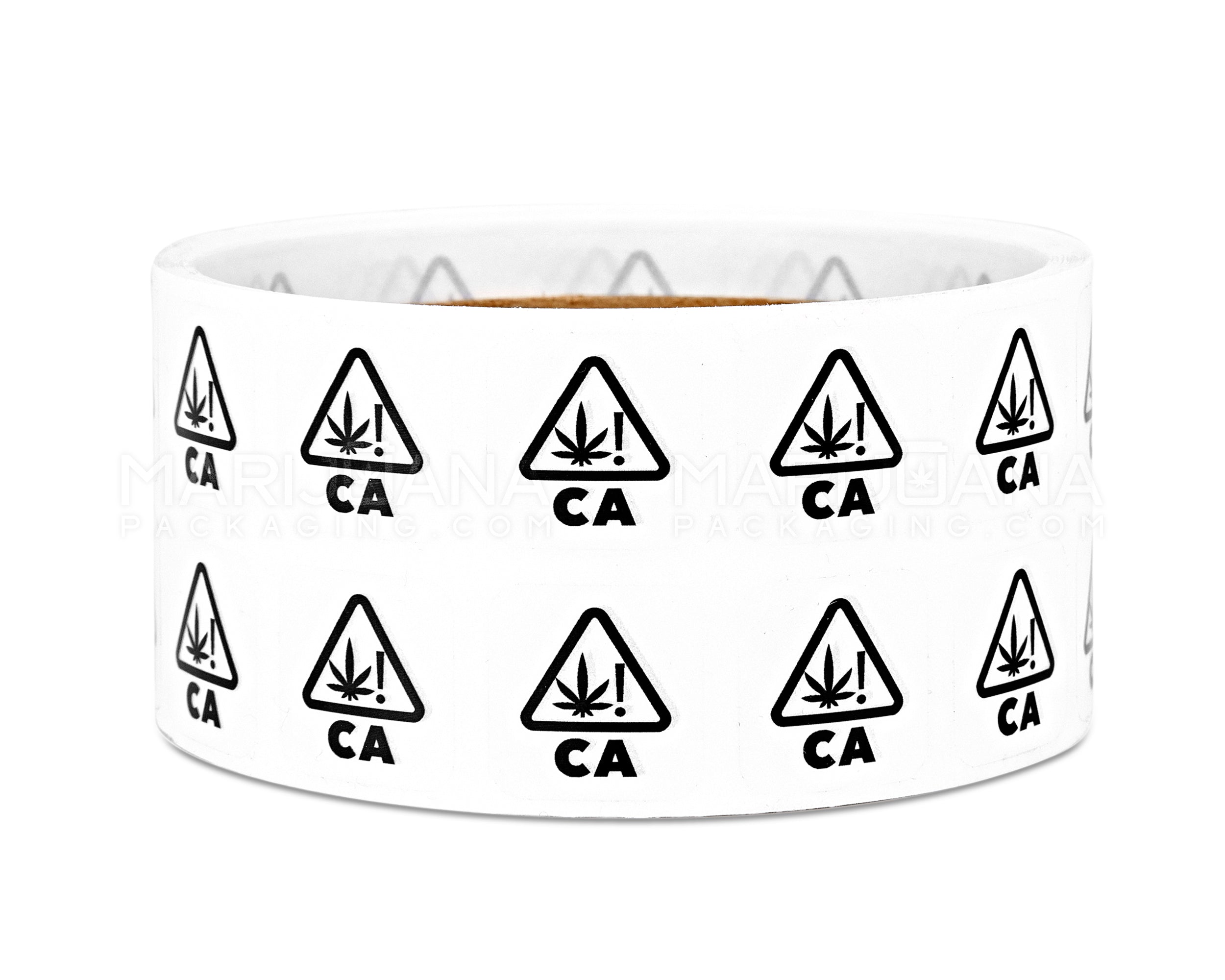 California Universal Product Symbol Clear Labels | .75in x .75in - Square - 1000 Count - 3