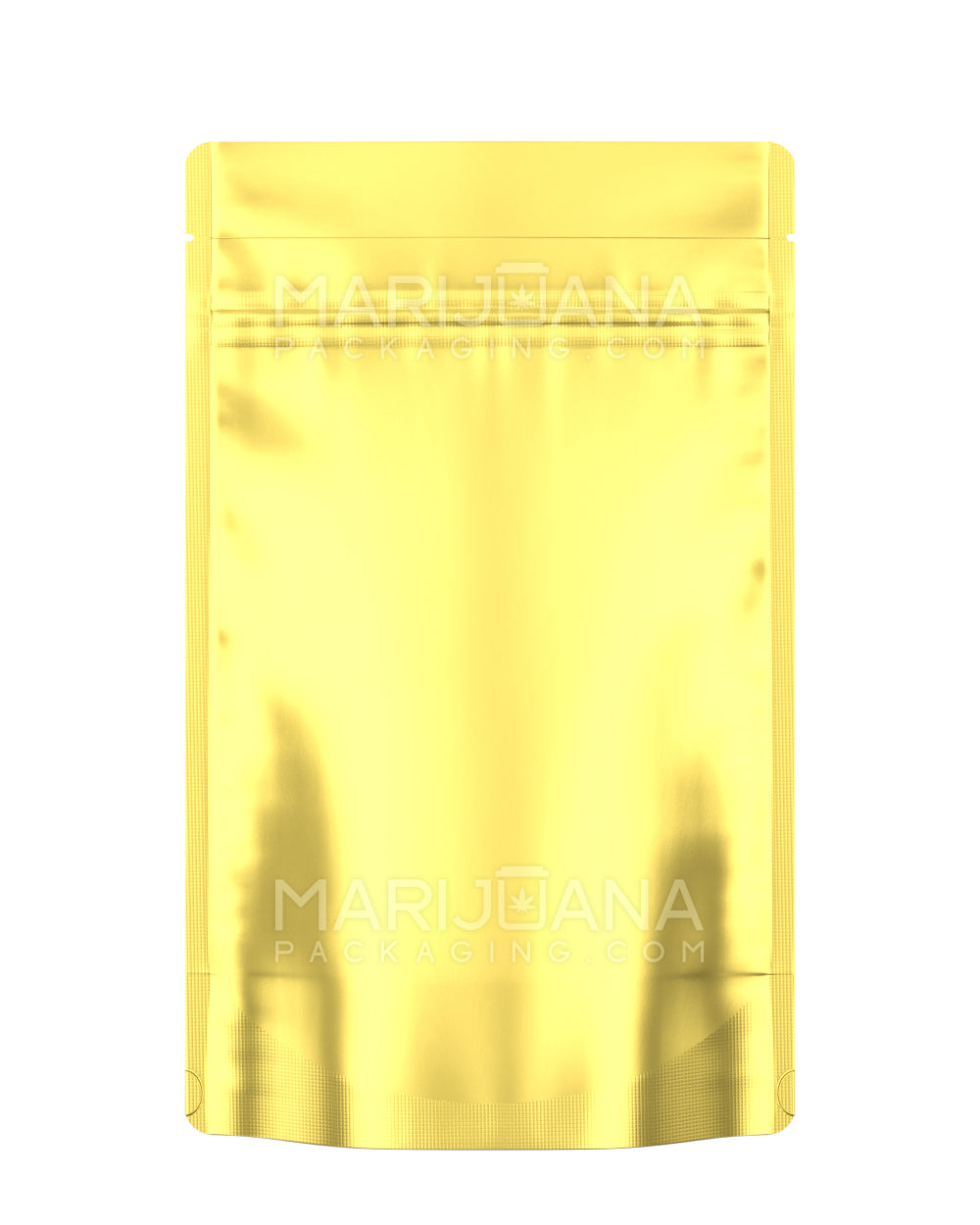 Tamper Evident | Matte Gold Vista Mylar Bag | 5in x 8.1in - 14g - 1000 Count - 3