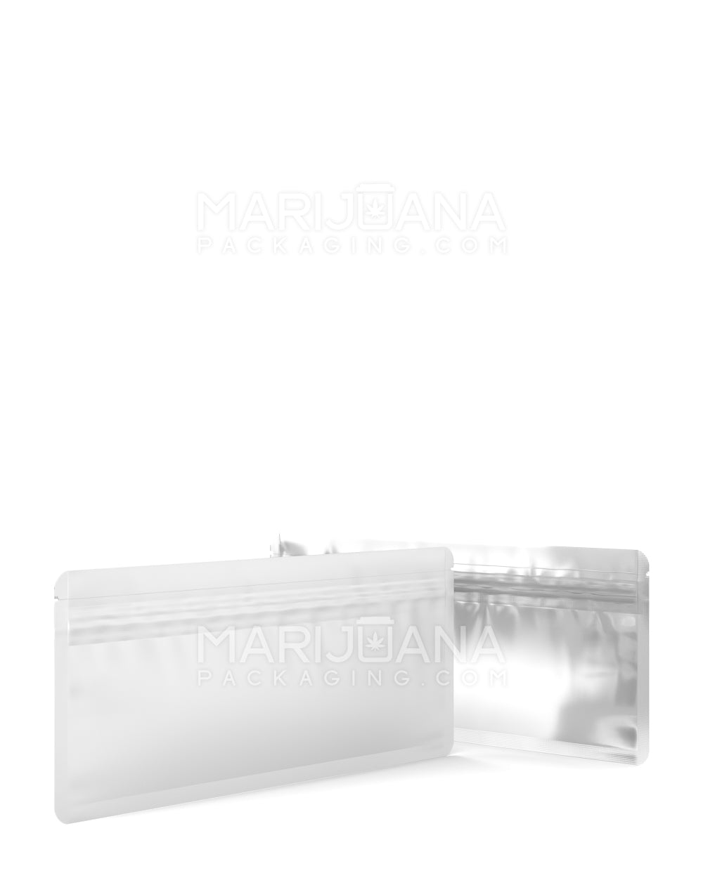Tamper Evident | Matte White Vista Mylar Bags for Pre-Roll/Syringe | 7in x 2.7in - 2g - 1000 Count - 2