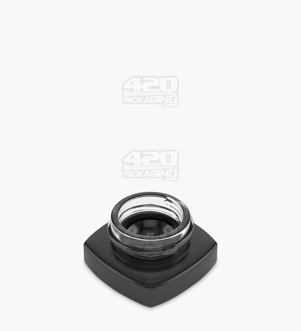 Matte Black Glass Pillow Concentrate Jar | 32mm - 5mL - 250 Count