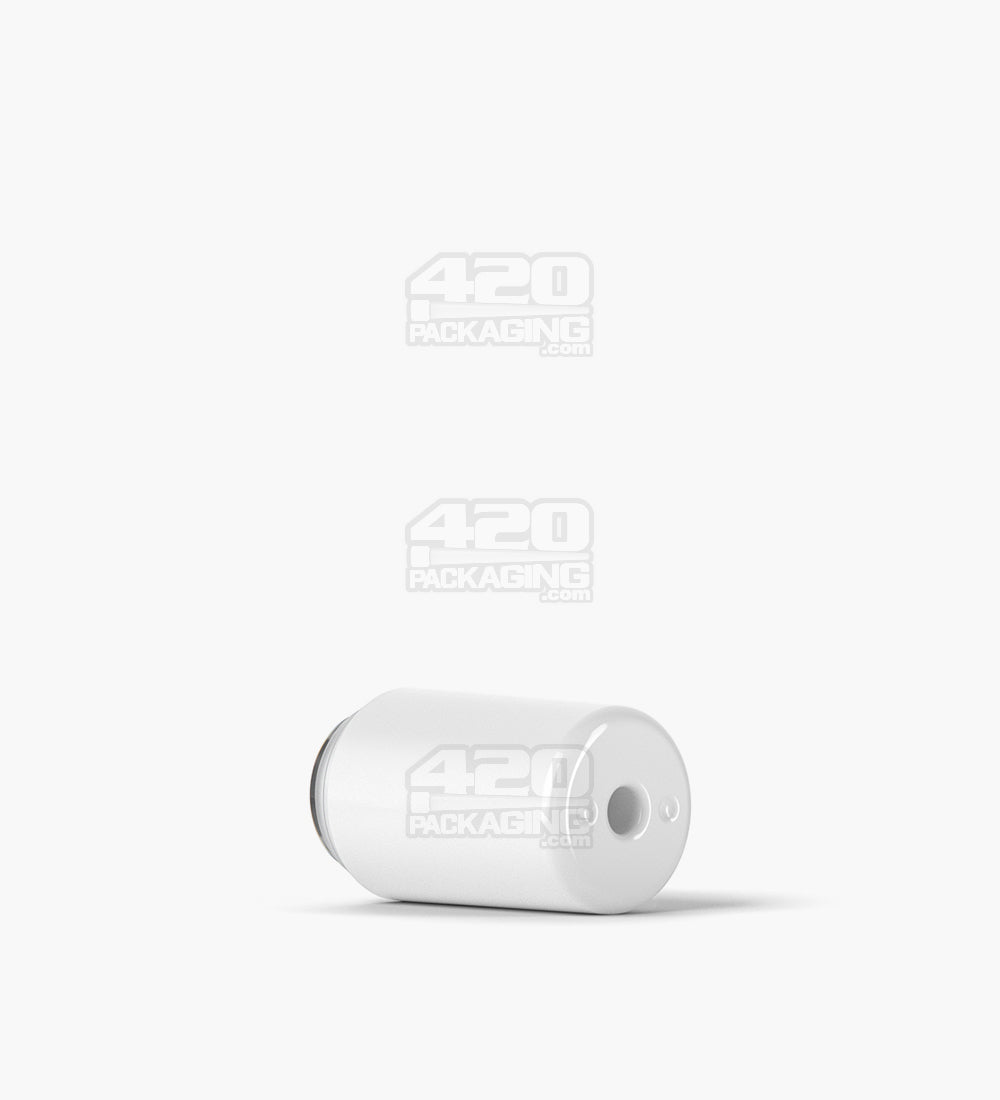 RAE | Round Vape Mouthpiece for Hand Press Plastic Cartridges | White Plastic - Hand Press - 400 Count