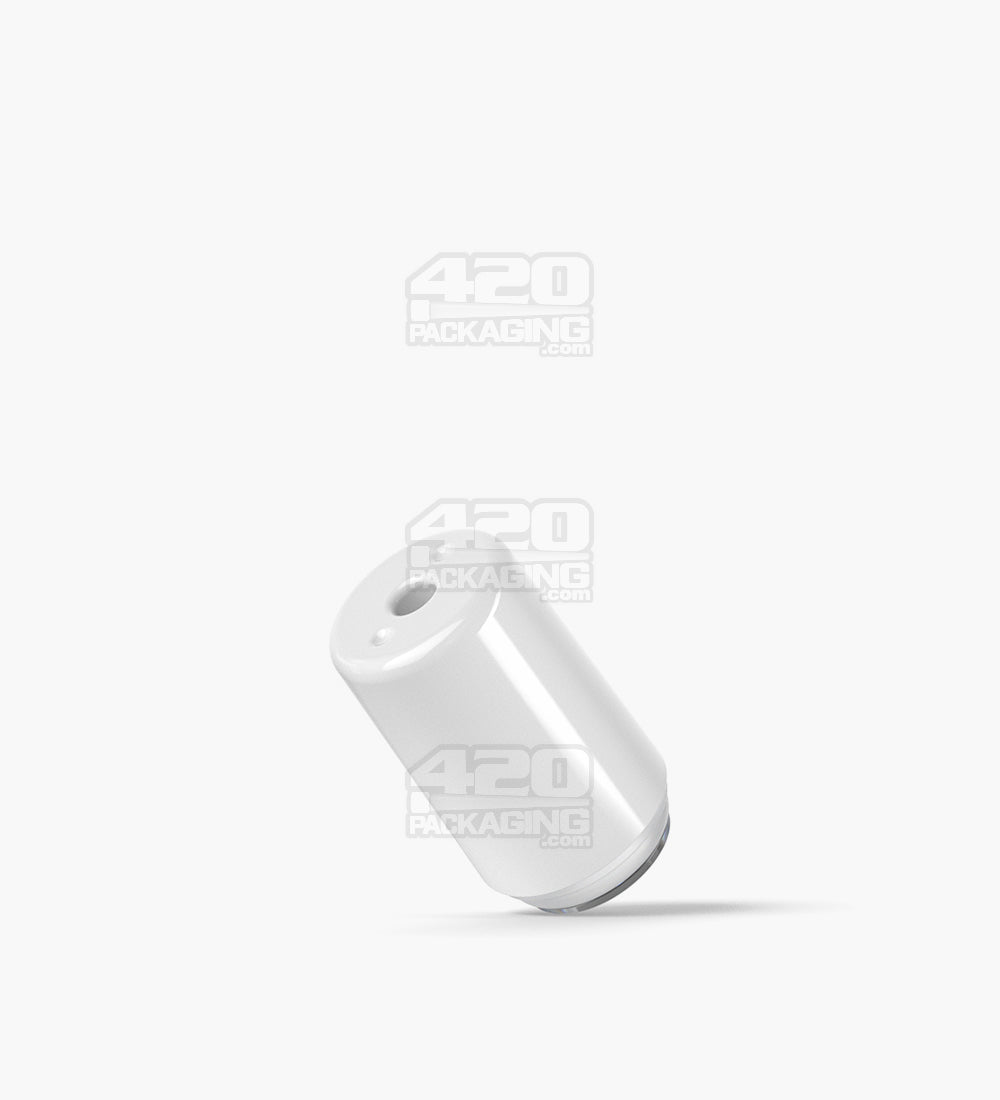 RAE | Round Vape Mouthpiece for Hand Press Plastic Cartridges | White Plastic - Hand Press - 400 Count