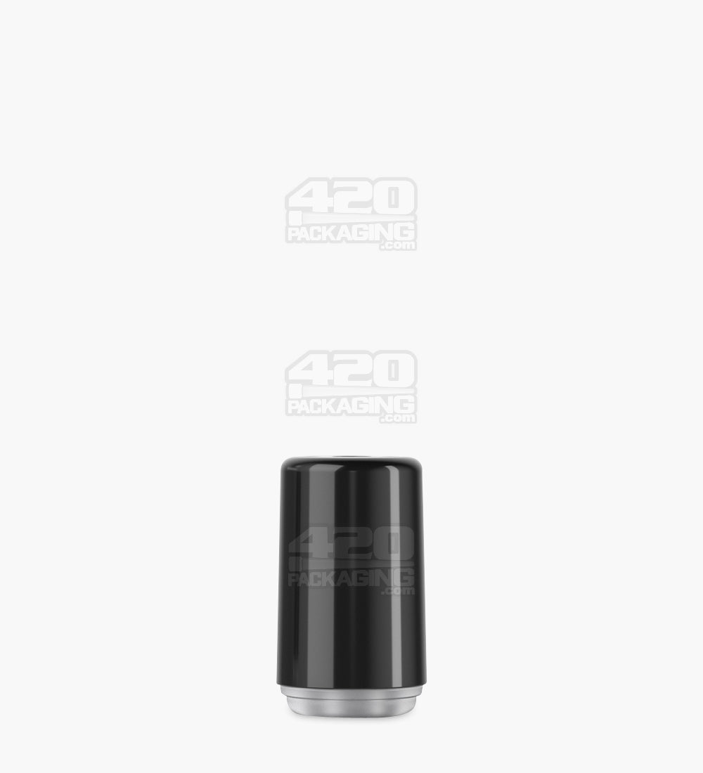 RAE | Round Vape Mouthpiece for Screw On Plastic Cartridges | Black Plastic - Screw On - 400 Count
