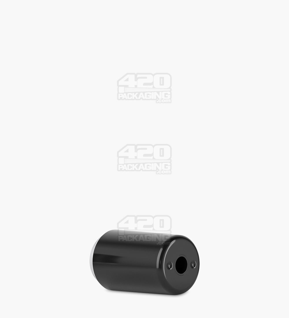 RAE | Round Vape Mouthpiece for Screw On Plastic Cartridges | Black Plastic - Screw On - 400 Count