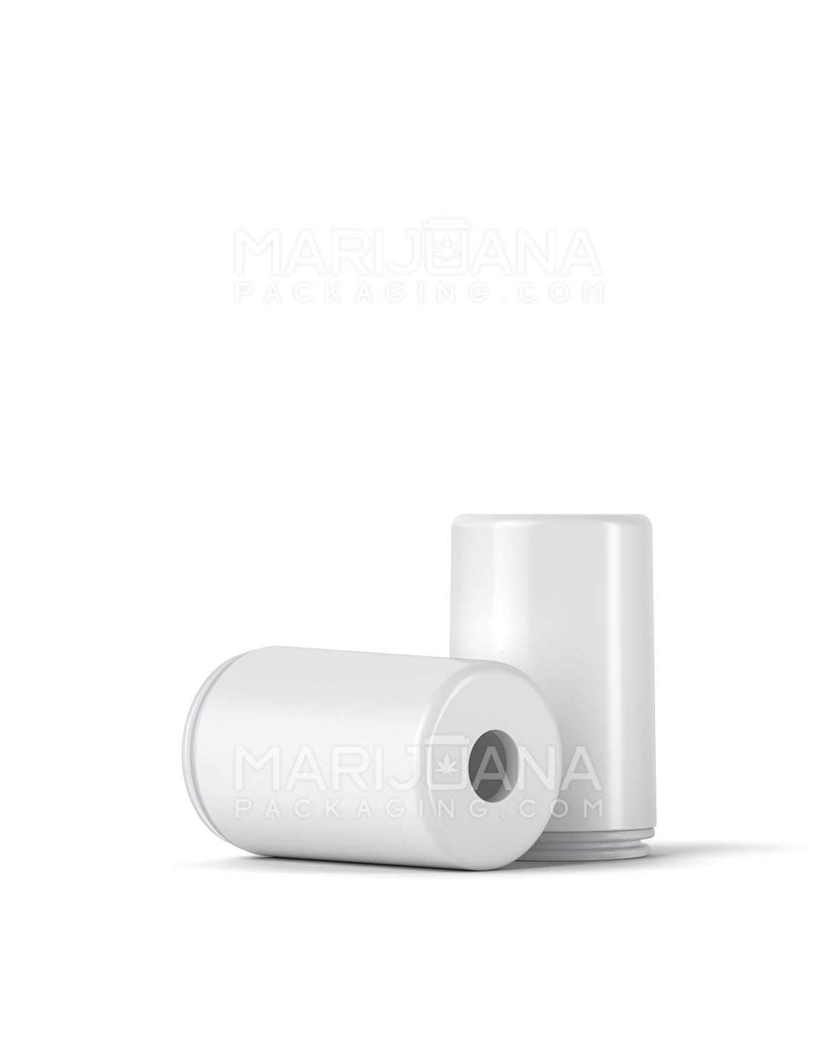 AVD | Barrel Vape Mouthpiece for Glass Cartridges | White Plastic - Eazy Press - 600 Count - 1