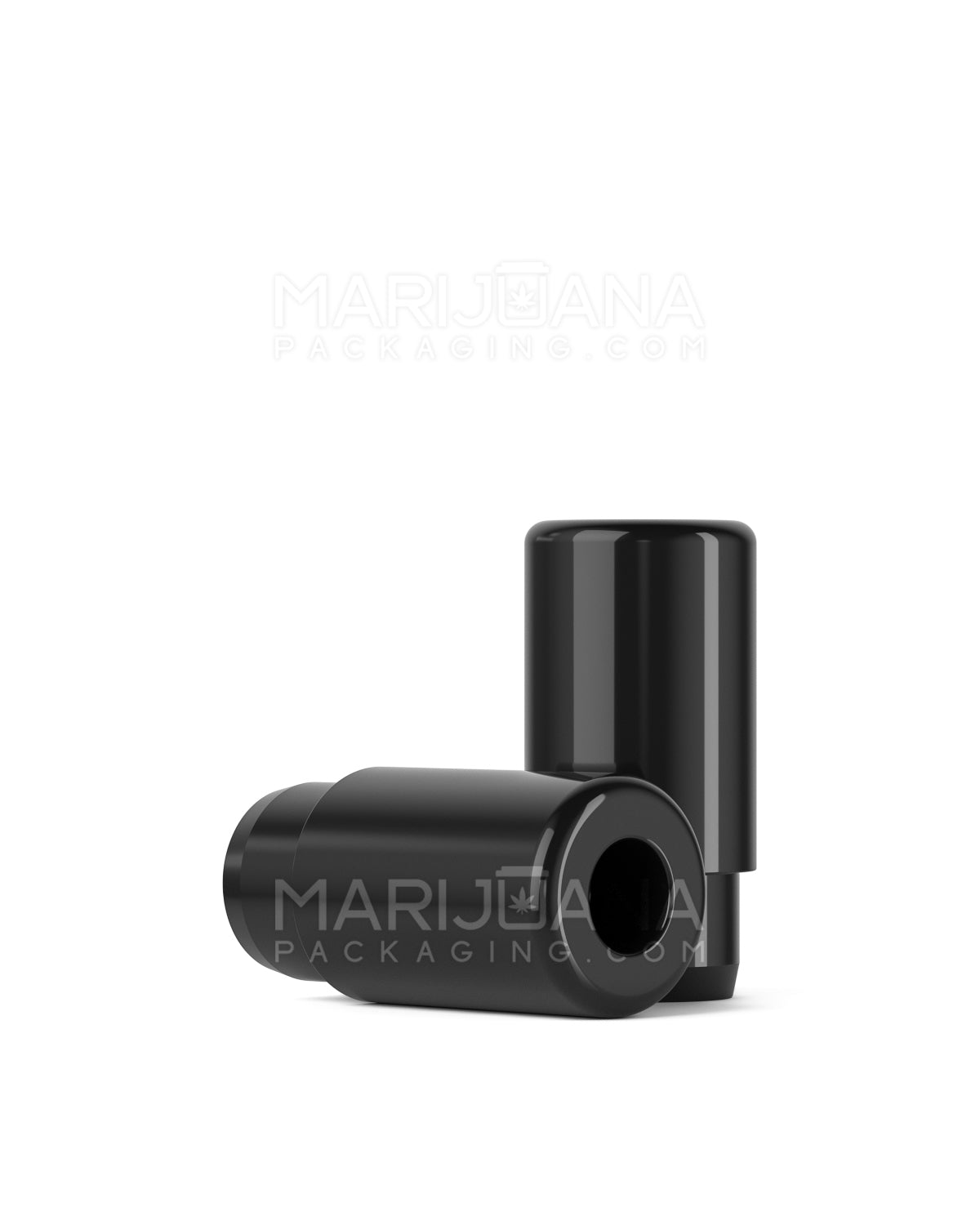 AVD | Barrel Vape Mouthpiece for GoodCarts Plastic Cartridges | Black Plastic - Press On - 600 Count - 1