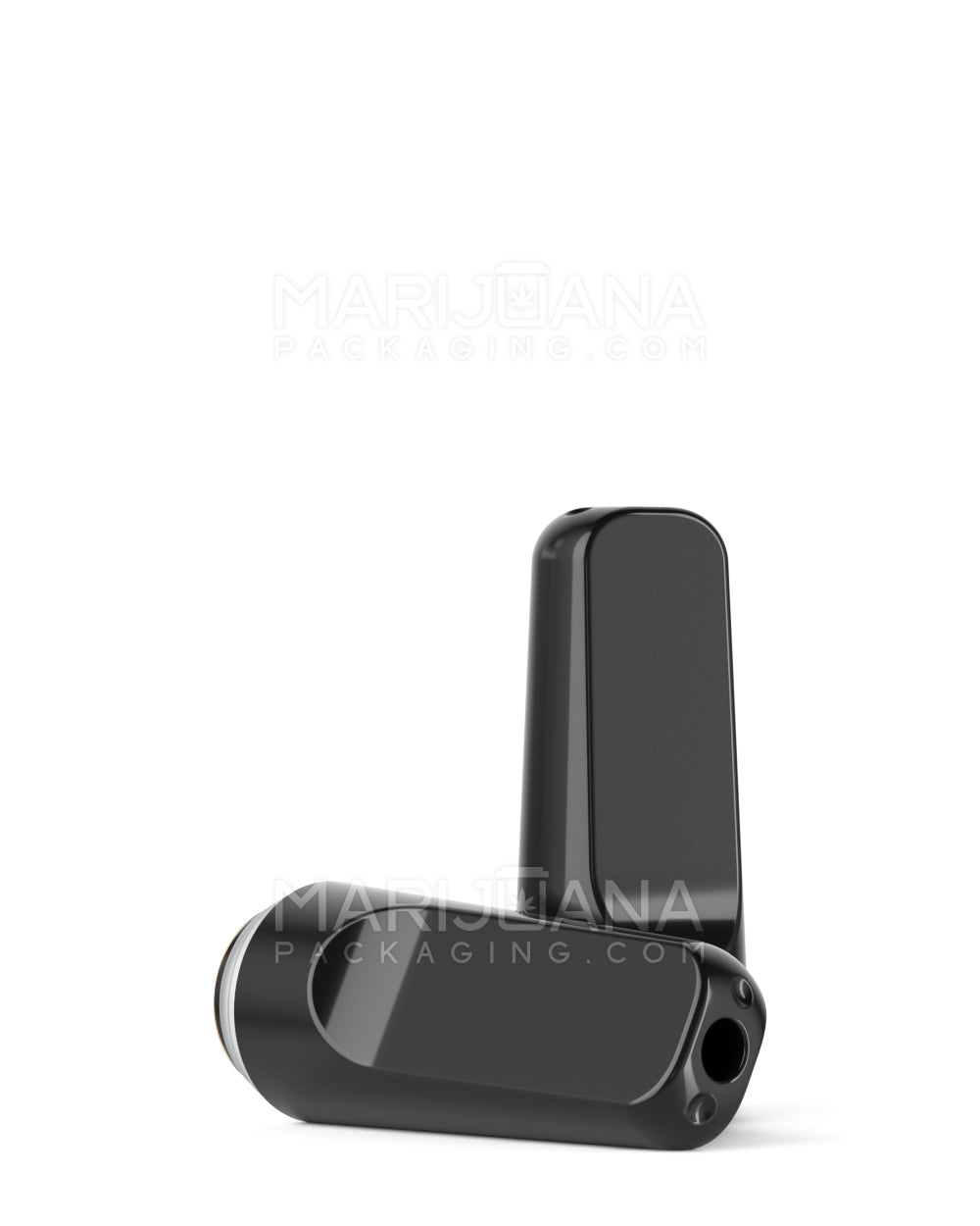 RAE Flat Vape Mouthpiece for Hand Press Plastic Cartridges | Black Plastic - Hand Press | Sample