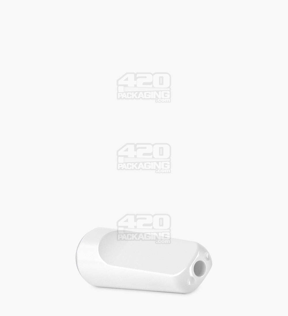 RAE | Flat Vape Mouthpiece for Screw On Plastic Cartridges | White Plastic - Screw On - 400 Count