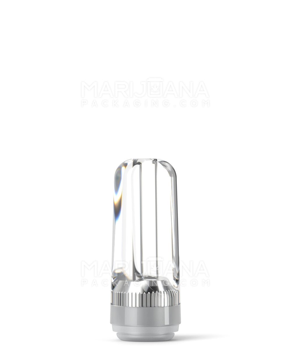 RAE | Flat Vape Mouthpiece for Screw On Plastic Cartridges | Clear Plastic - Screw On - 400 Count - 2